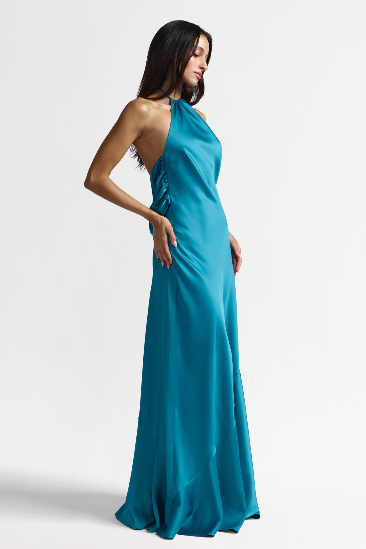 Studio Lexi Eloisa teal dress, stylish sleeveless design with a fitted silhouette and elegant neckline.