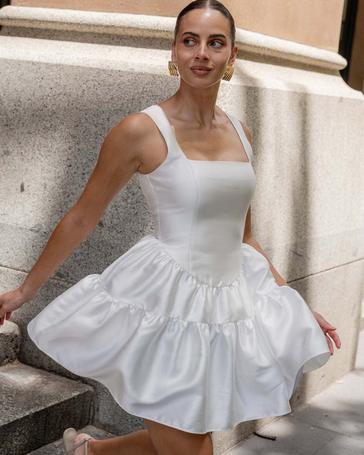 Oleander Bubble Mini Dress - Dress - Elliatt