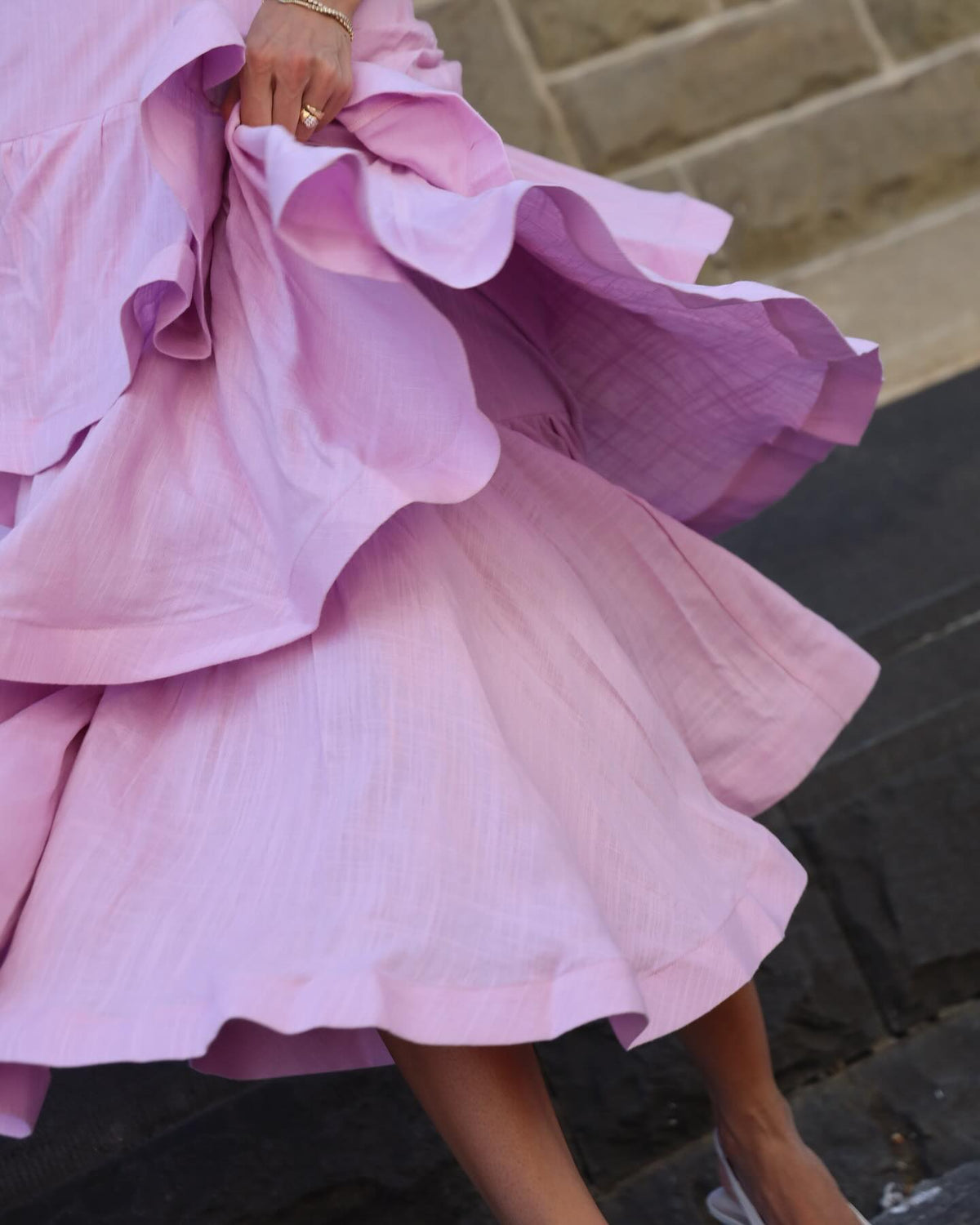 Kara Tiered Maxi Dress Lilac - Dress - Elliatt