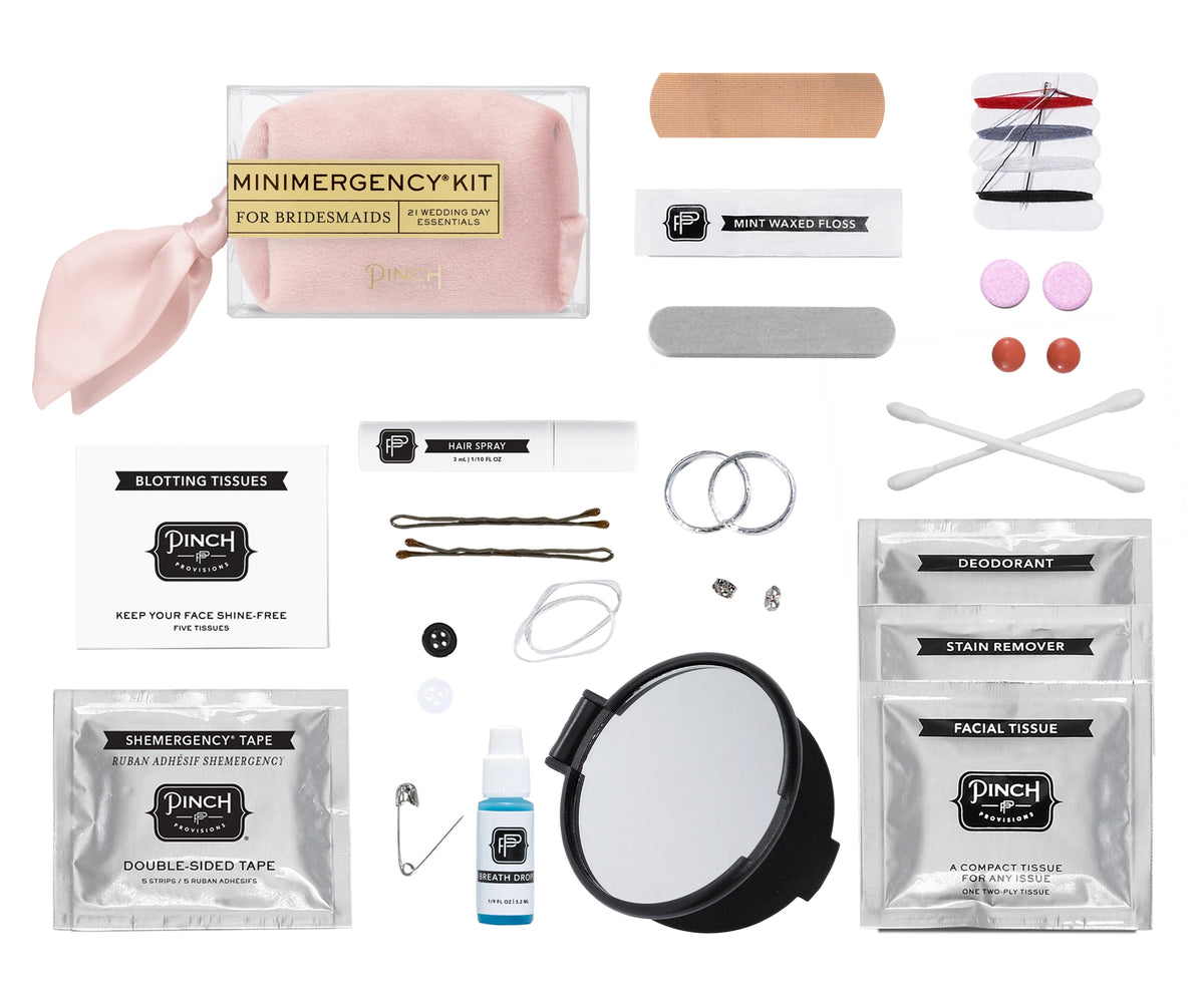 Velvet Minimergency Kits for Bridesmaids - Honey Fawn Boutique