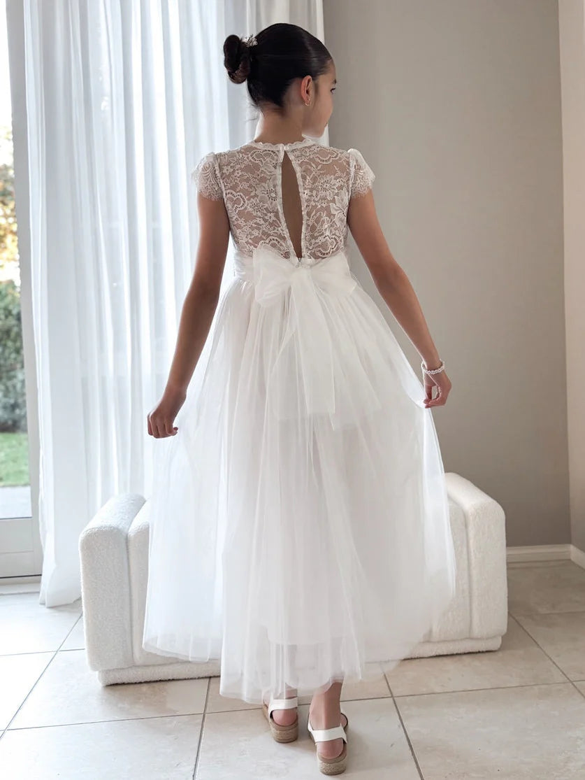 Abby Grace White Lace Dress