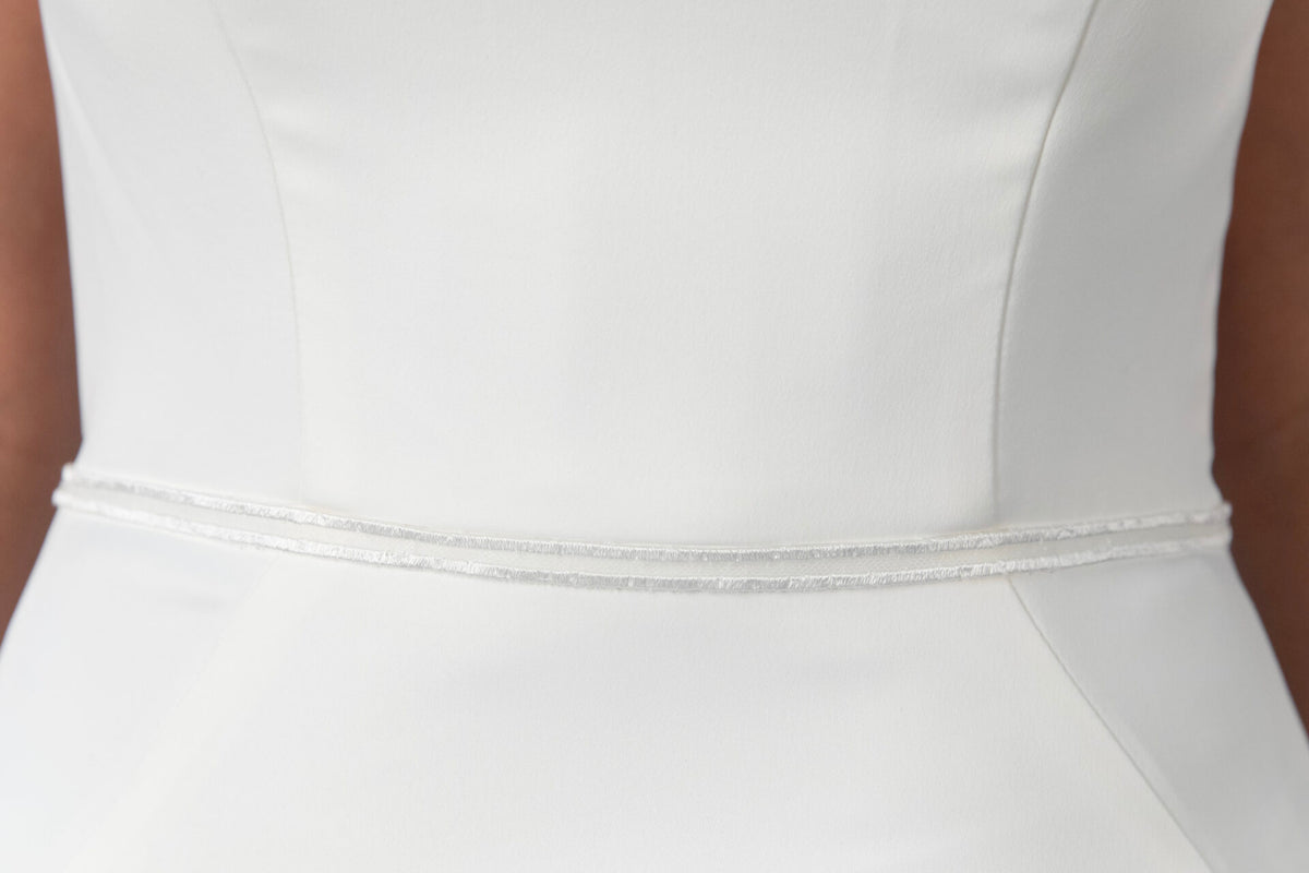 Simple Tulle Bridal Belt