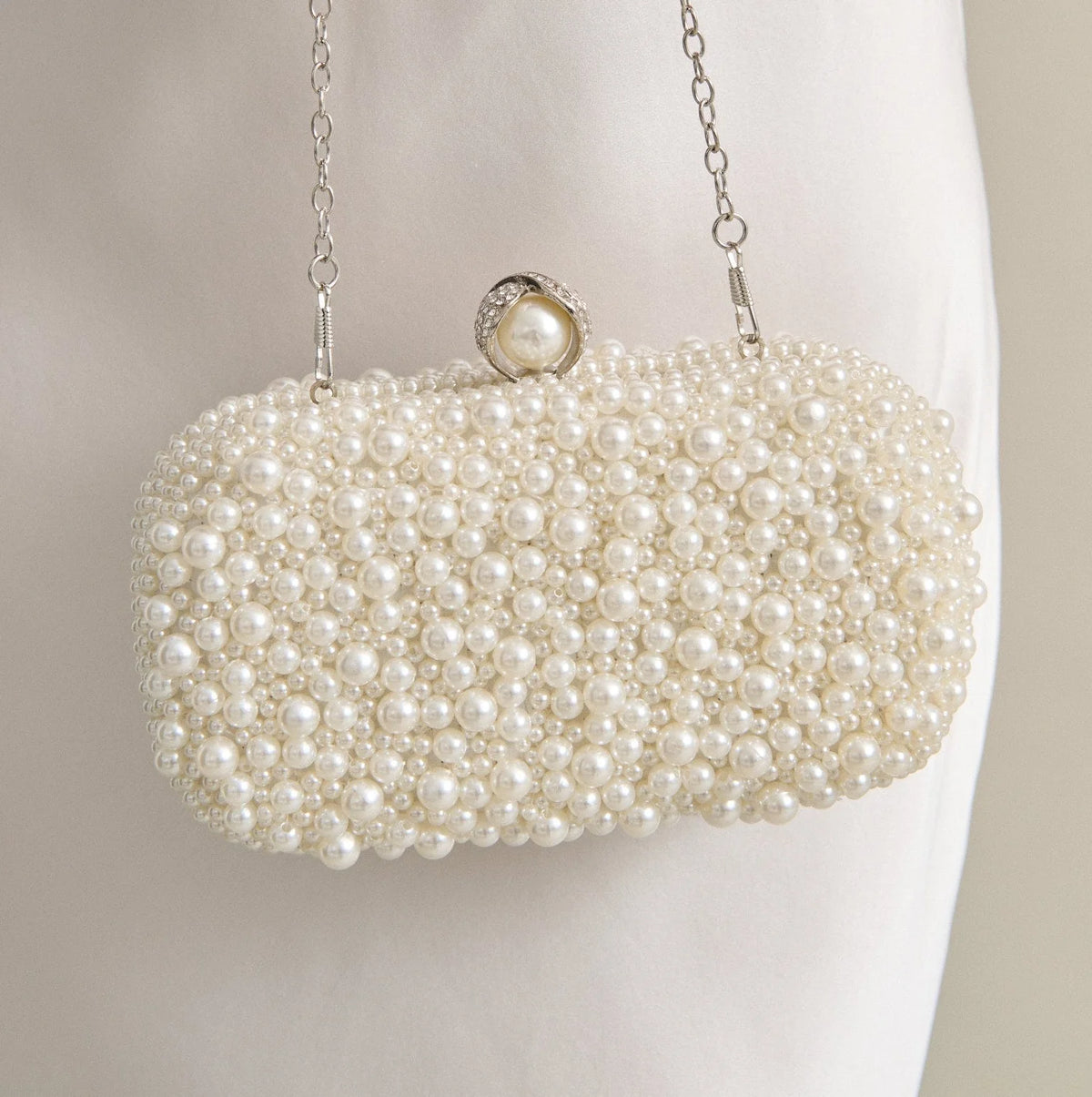 Cosmo Pearl Clutch Bag - Accessory - Lustre and Sage