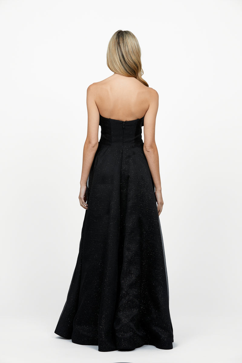 Noli Strapless Hi low Gown - Honey Fawn Boutique