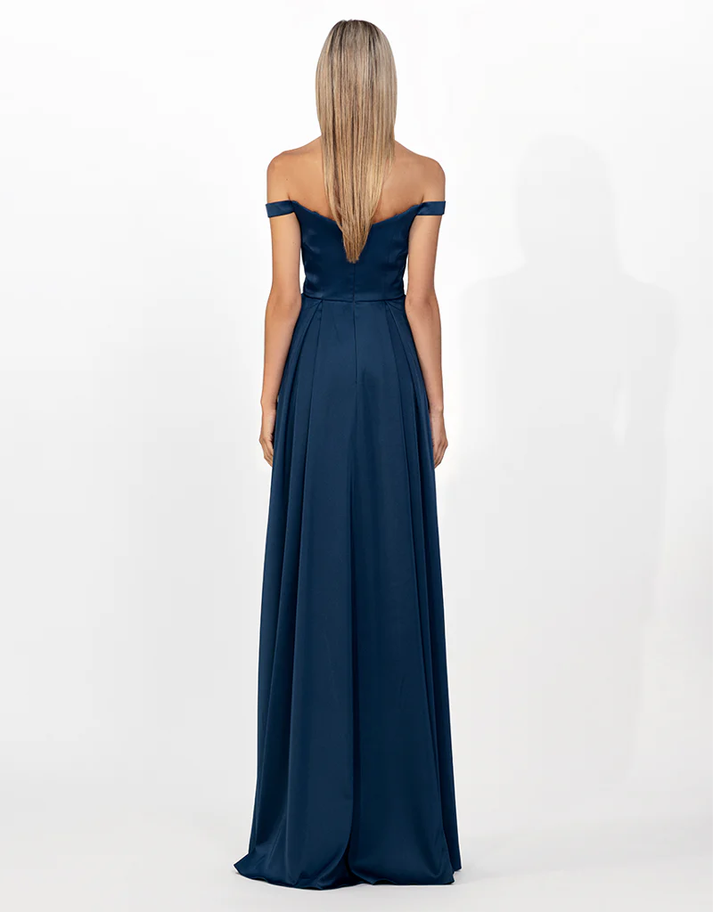 Maeve Off Shoulder Ball Gown - Honey Fawn Boutique