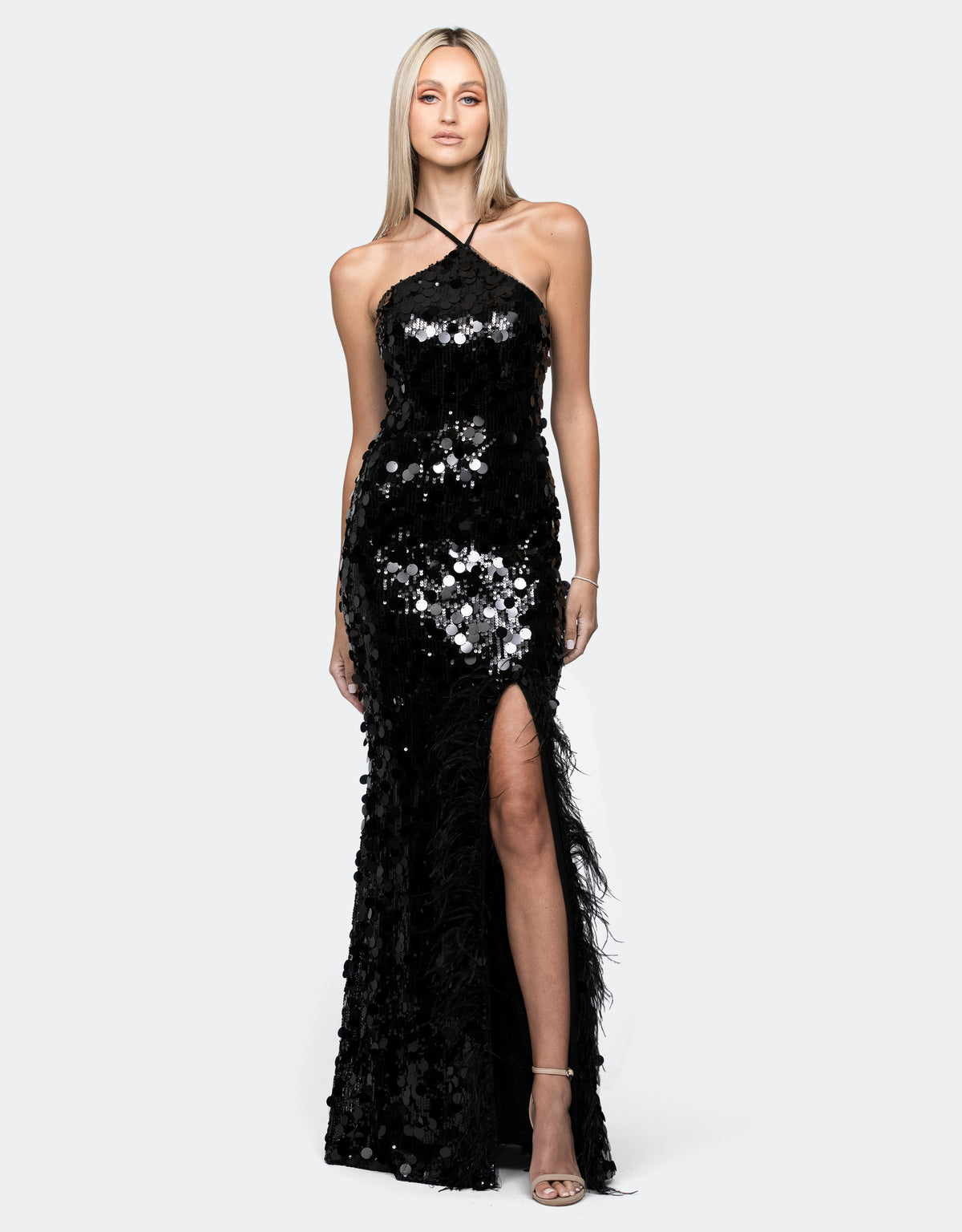 Calista Arrow Neck Gown