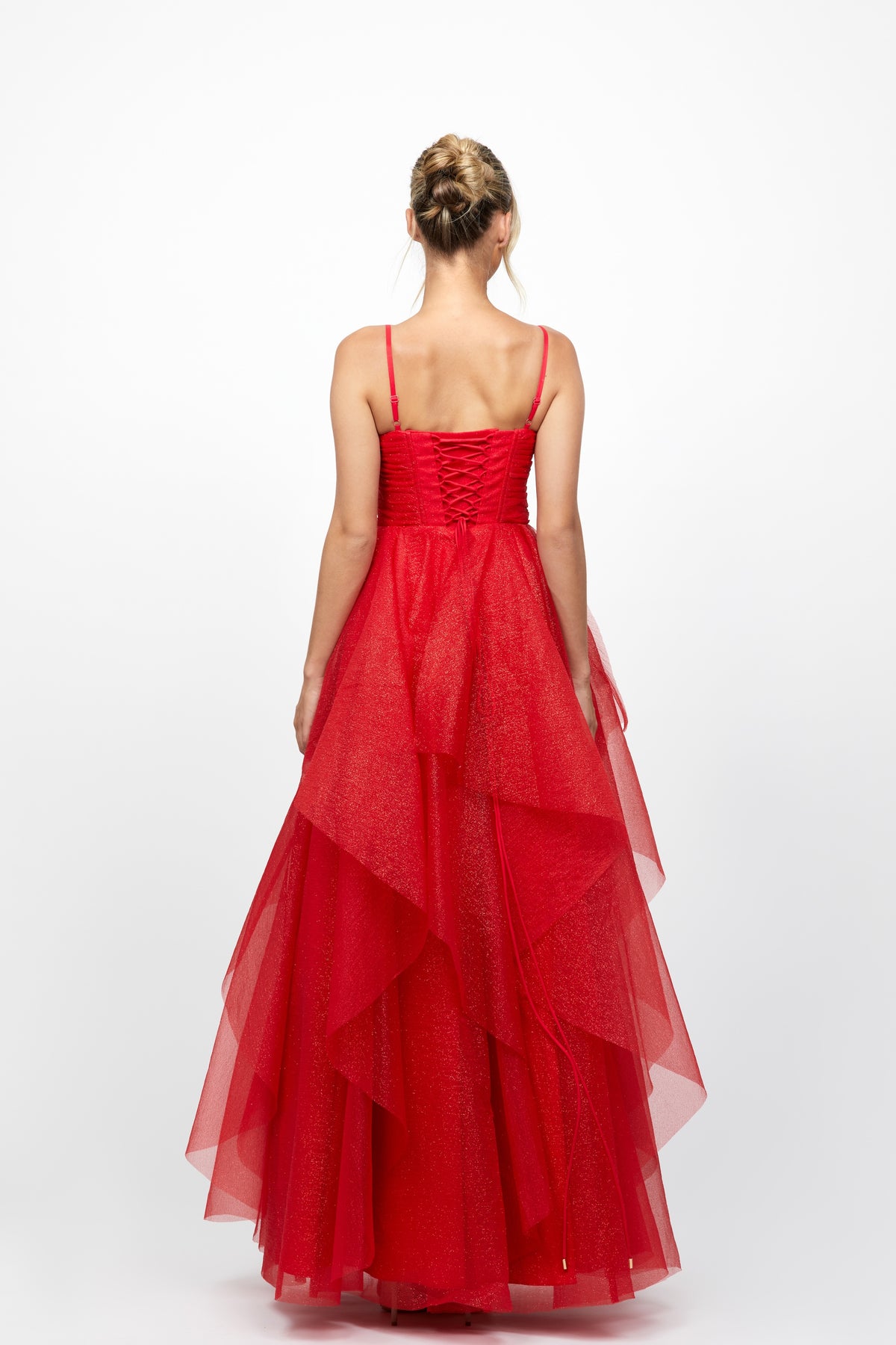 Solenne Tiered Ball Gown - Dress - Bariano