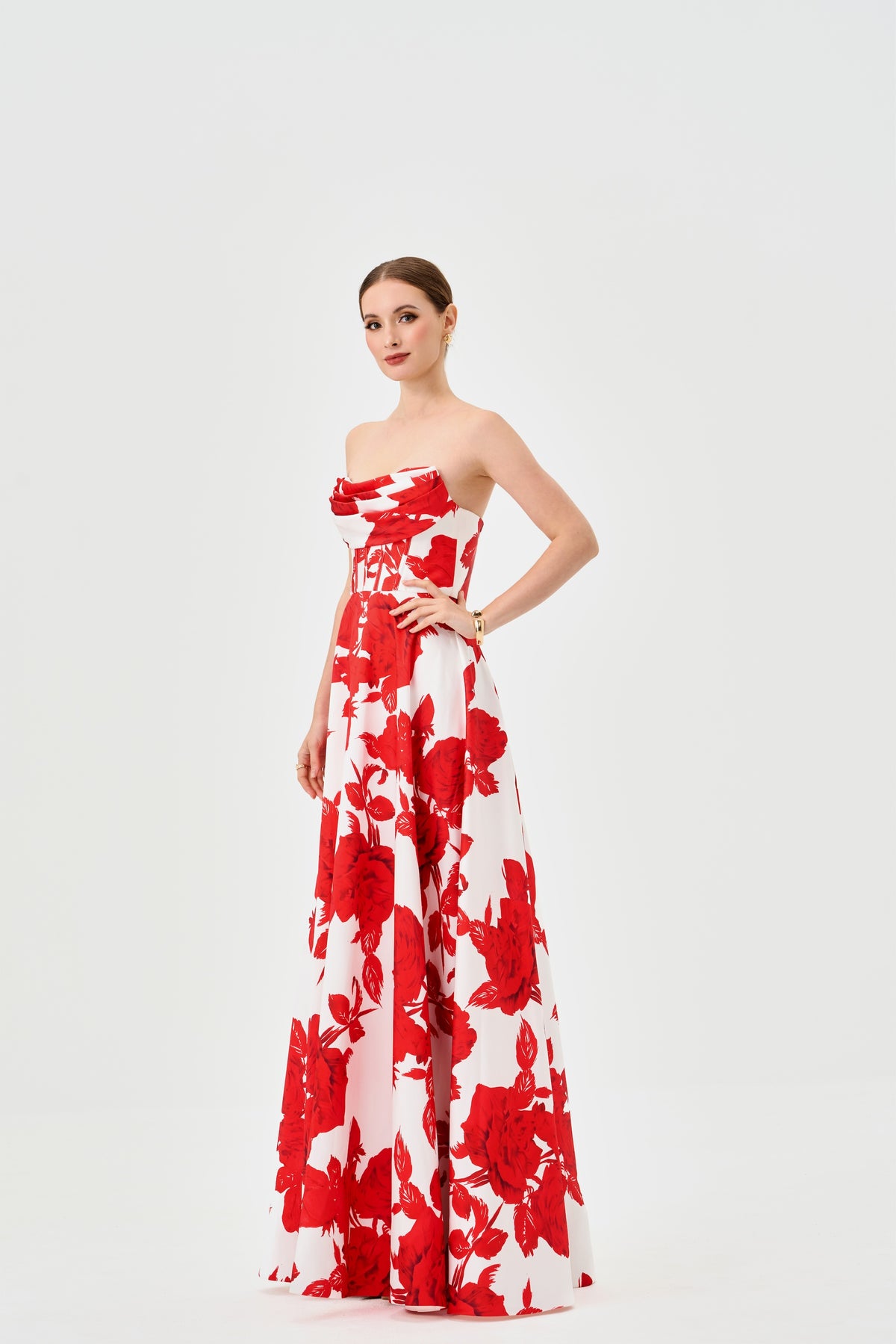 Virginia Corset Strapless Gown - Dress - Bariano