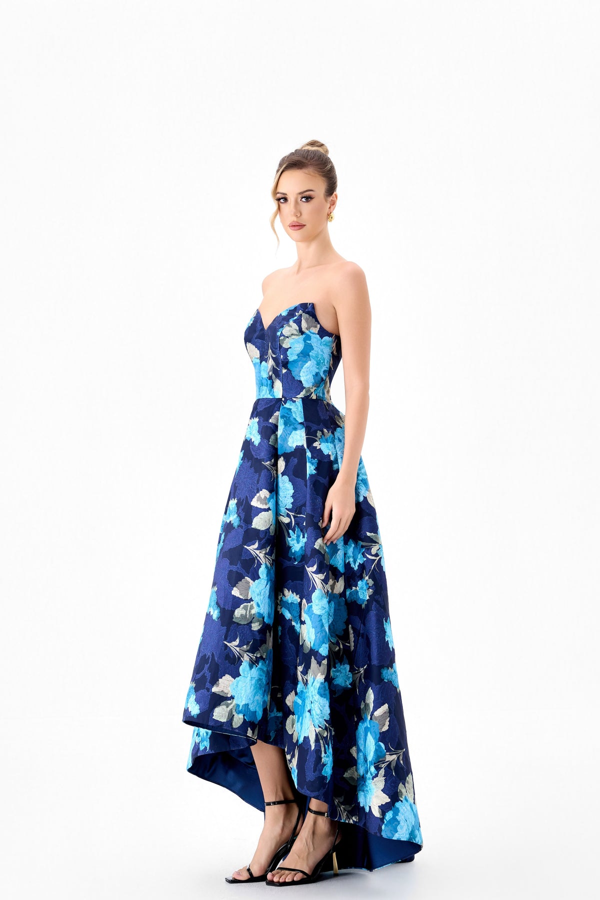 Tanica Strapless Hi-Lo Gown