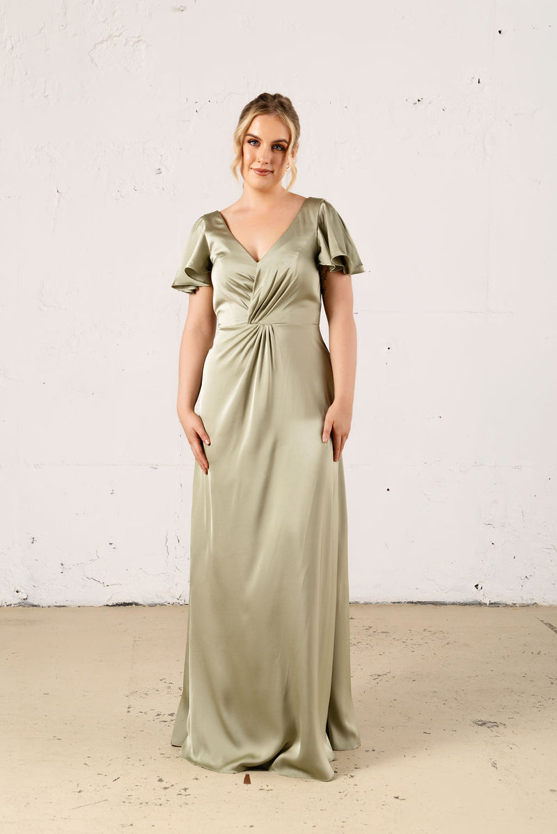 Stevie Satin Dress - Dress - JOUNE