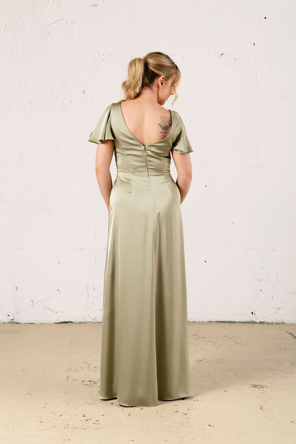 Stevie Satin Dress - Dress - JOUNE