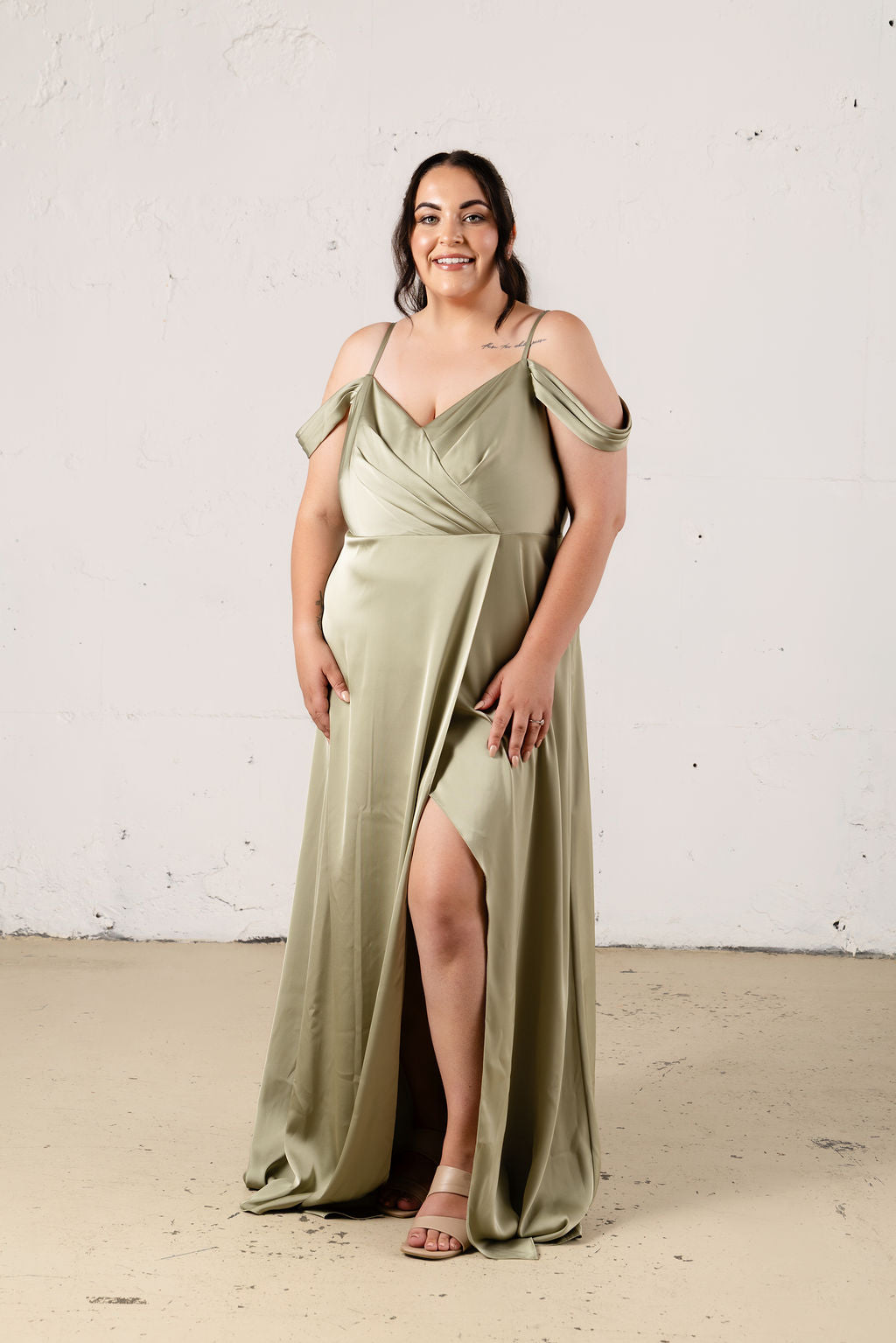 Aspen Satin Dress - Dress - JOUNE