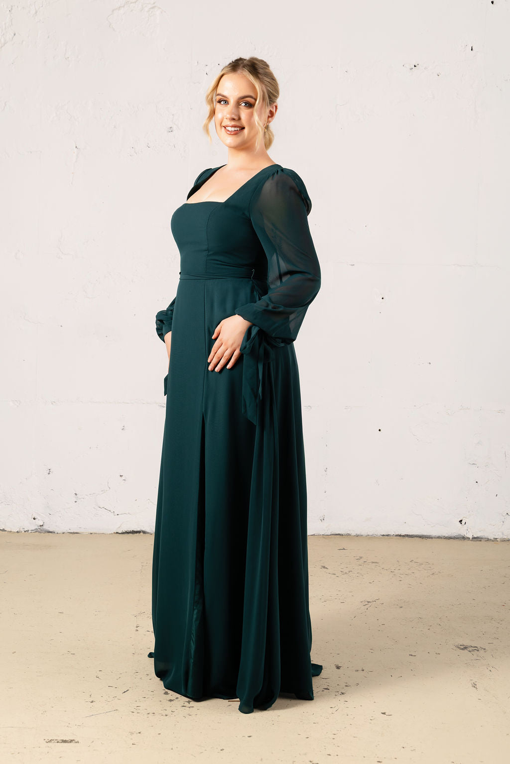 Celine Chiffon Dress - Dress - JOUNE