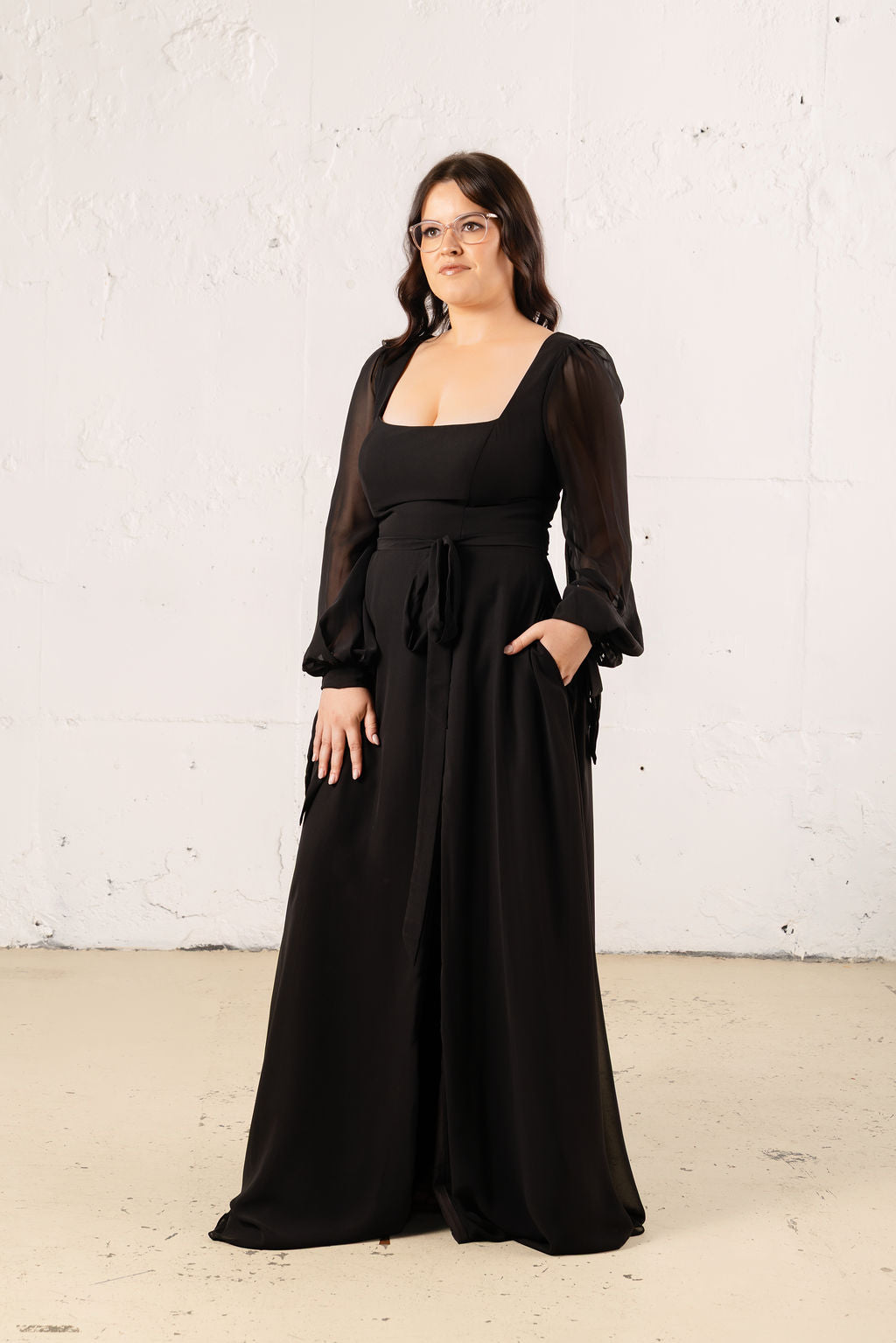 Celine Chiffon Dress - Dress - JOUNE