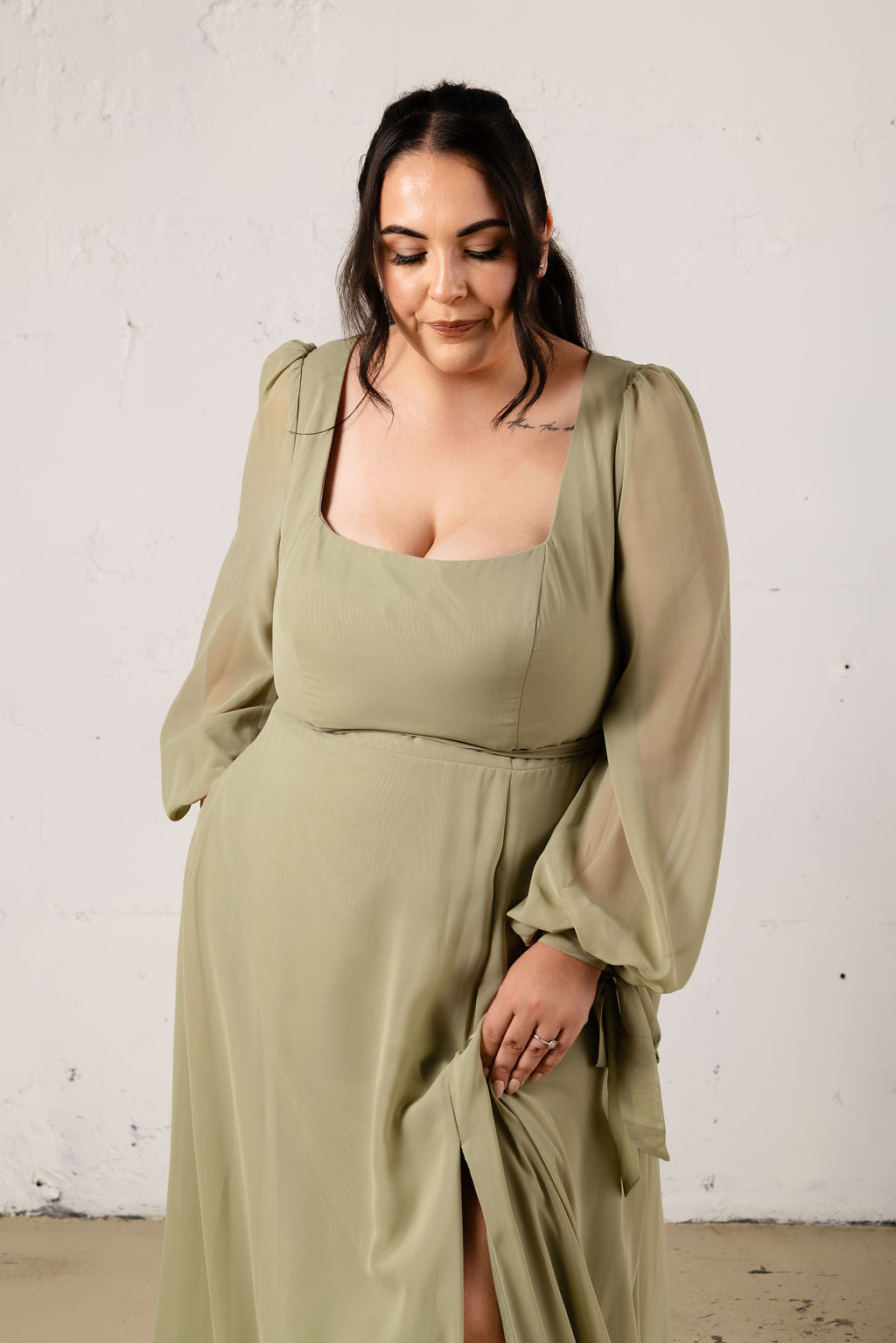 Celine Chiffon Dress - Dress - JOUNE