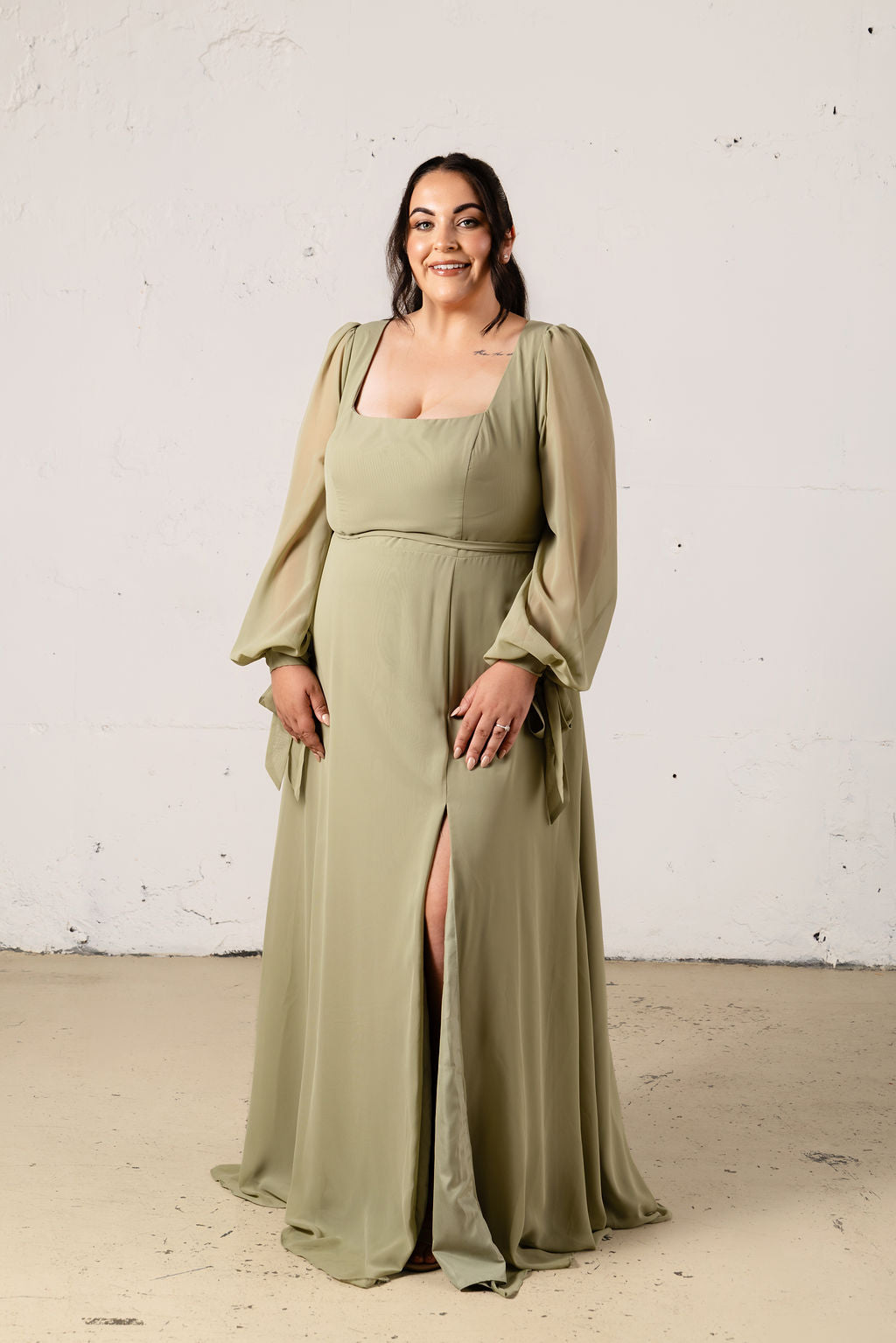 Celine Chiffon Dress - Dress - JOUNE