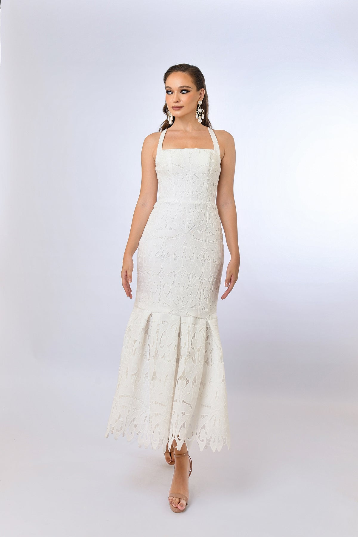 Fawn Lace Maxi