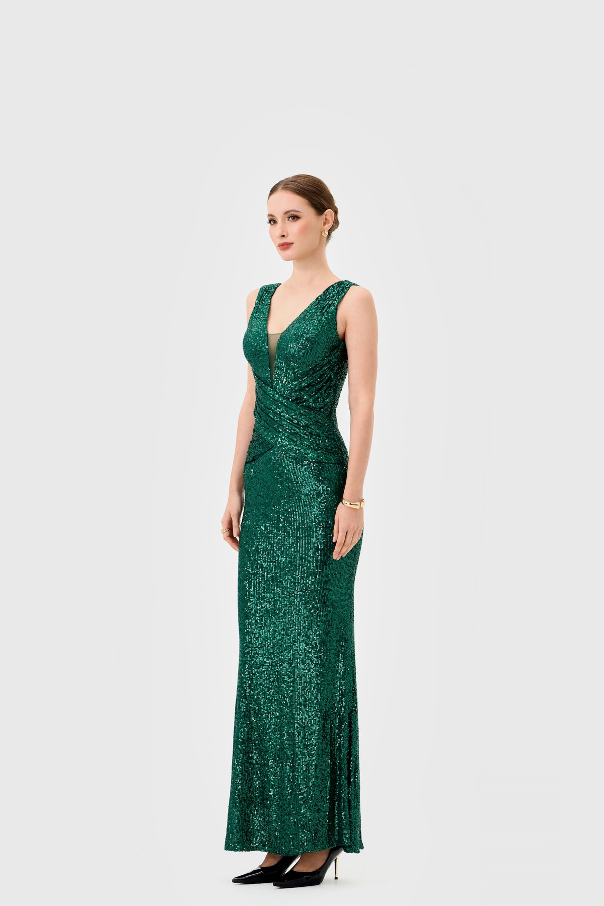 Paislee Sequin Maxi Gown - Dress - Bariano