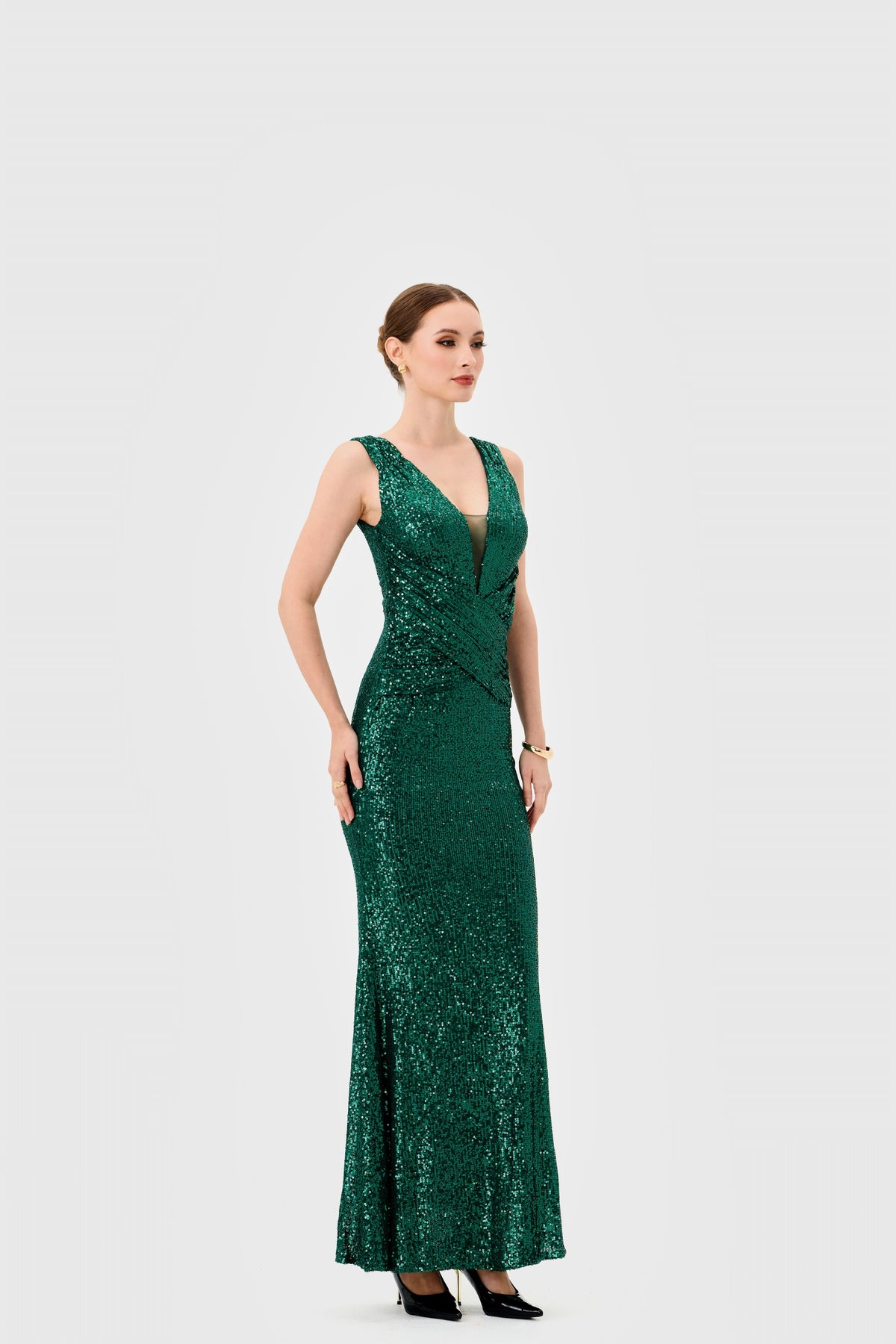 Paislee Sequin Maxi Gown - Dress - Bariano