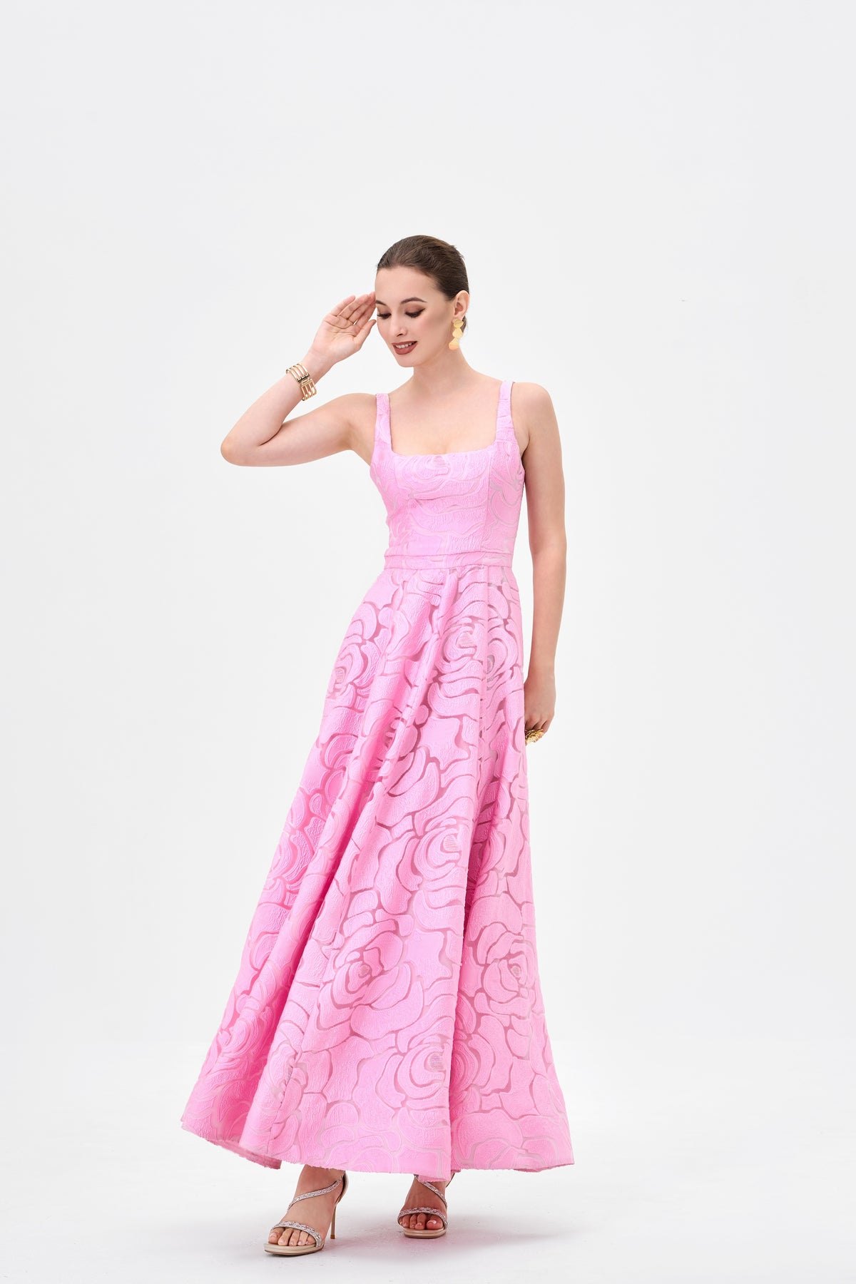 Karinda Square Neck Midaxi - Dress - Bariano