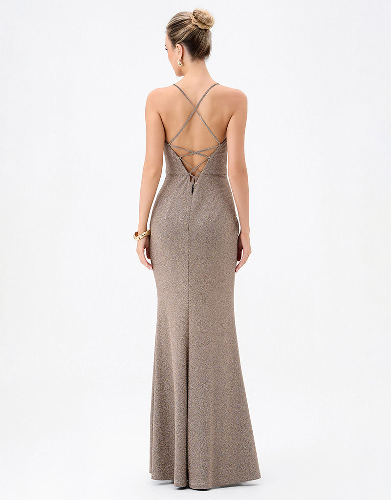 Trish Strappy Corset Maxi - Dress - Bariano