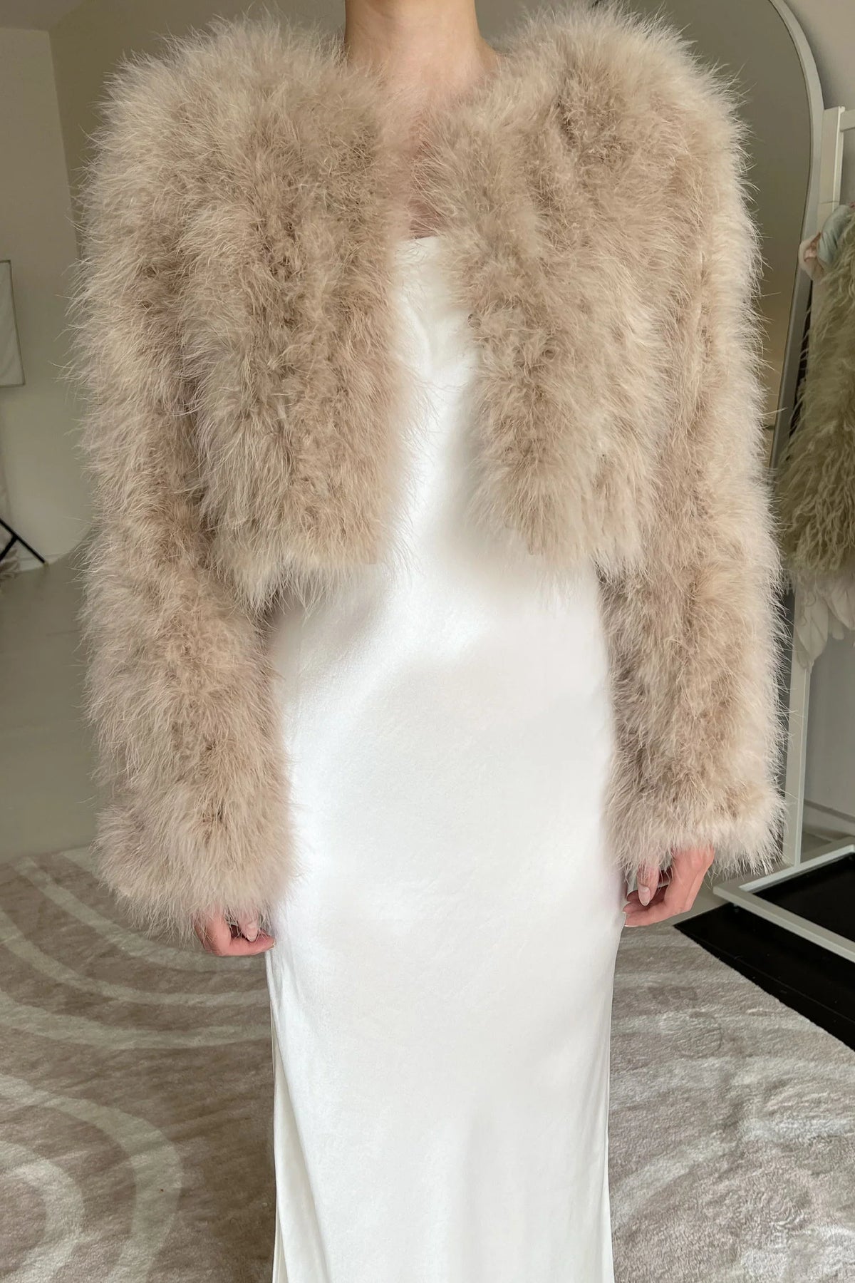 Manhattan Crop Jacket Crème Brulee