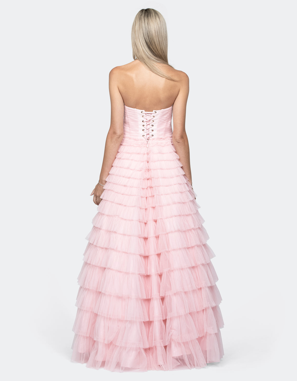 Serenity Sweetheart Strapless Ball Gown - Honey Fawn Boutique