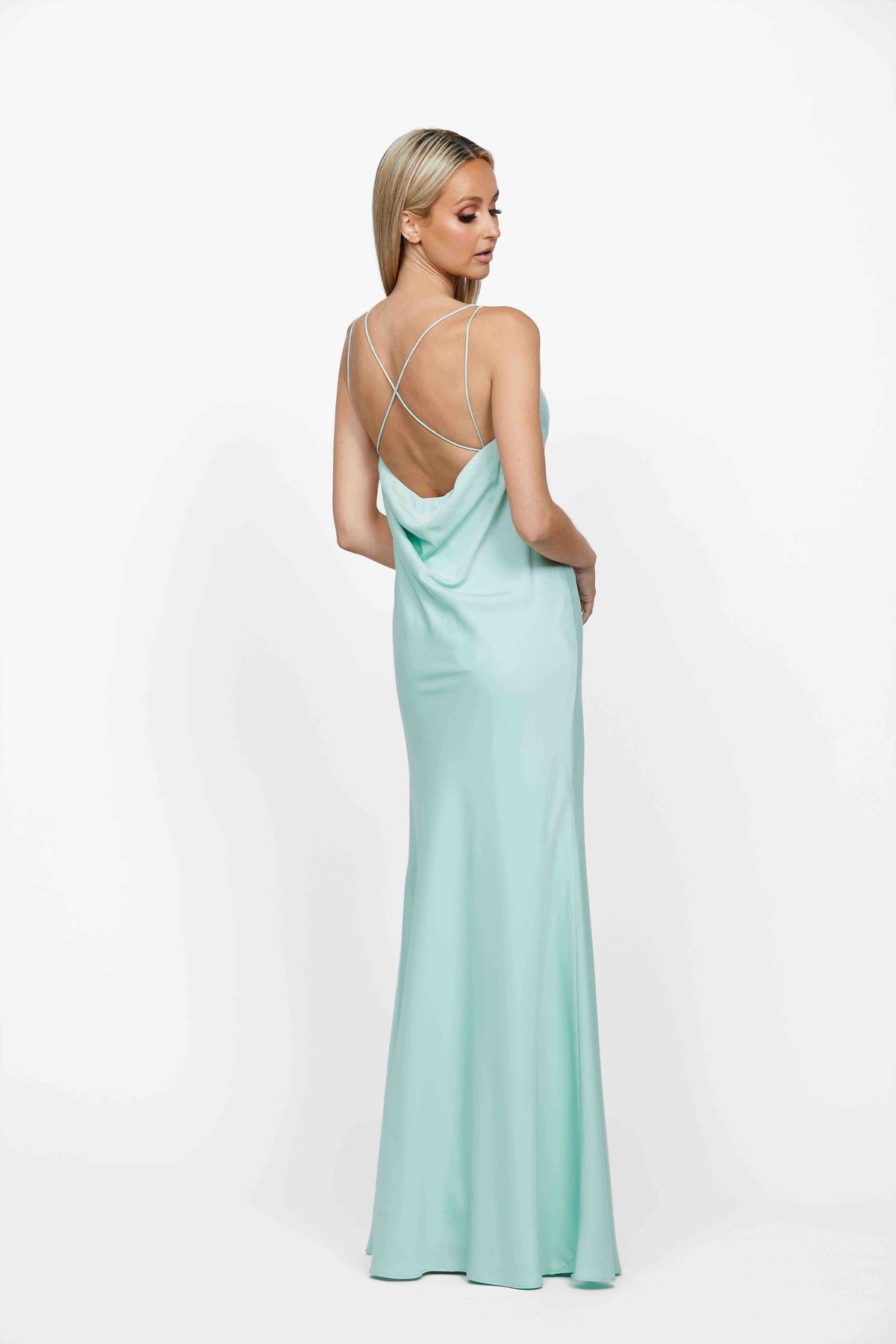 Lover Draped Cowl Gown - Honey Fawn Boutique