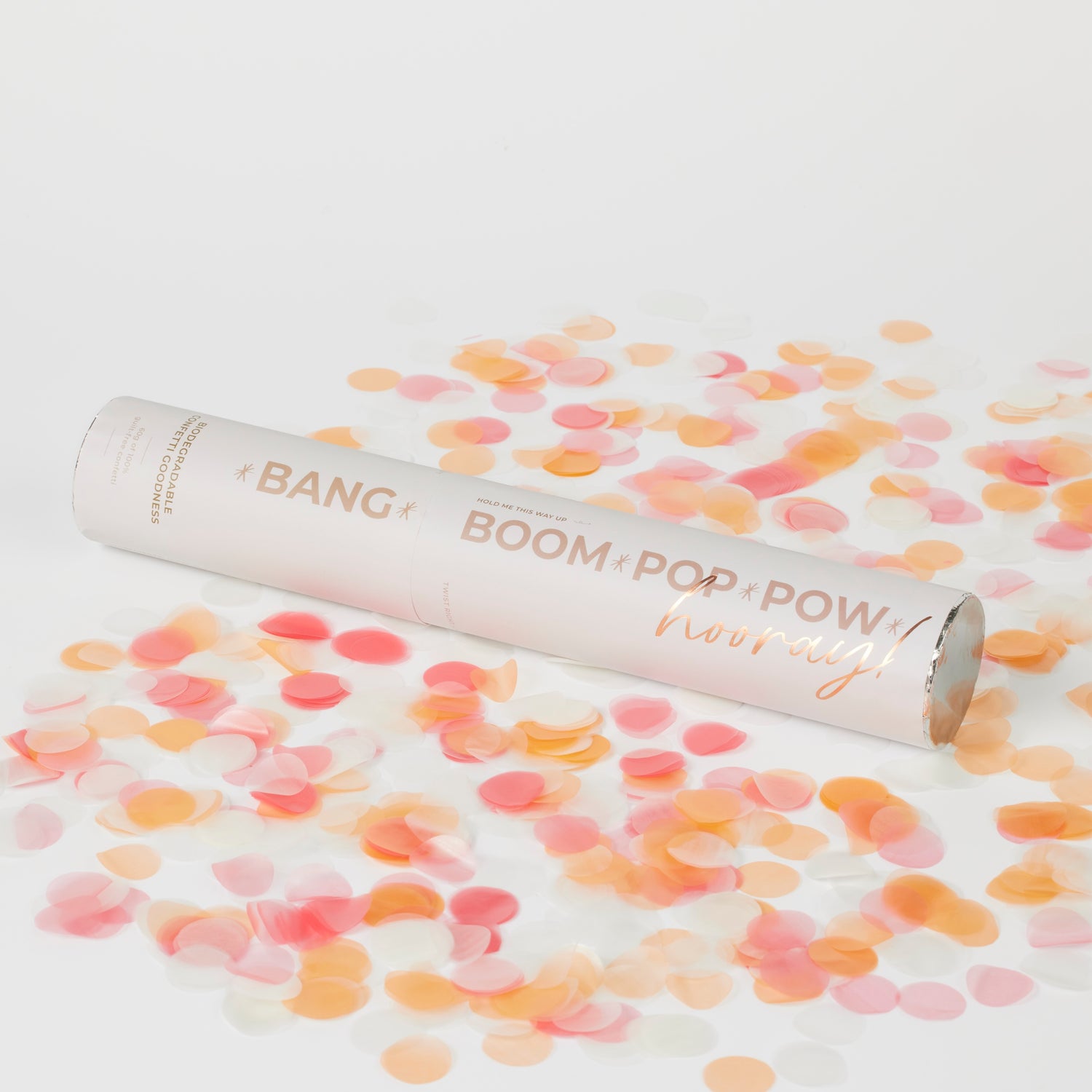 Biodegradable Confetti Canons - Circle Sherbet - Giftware - The Whole Bride