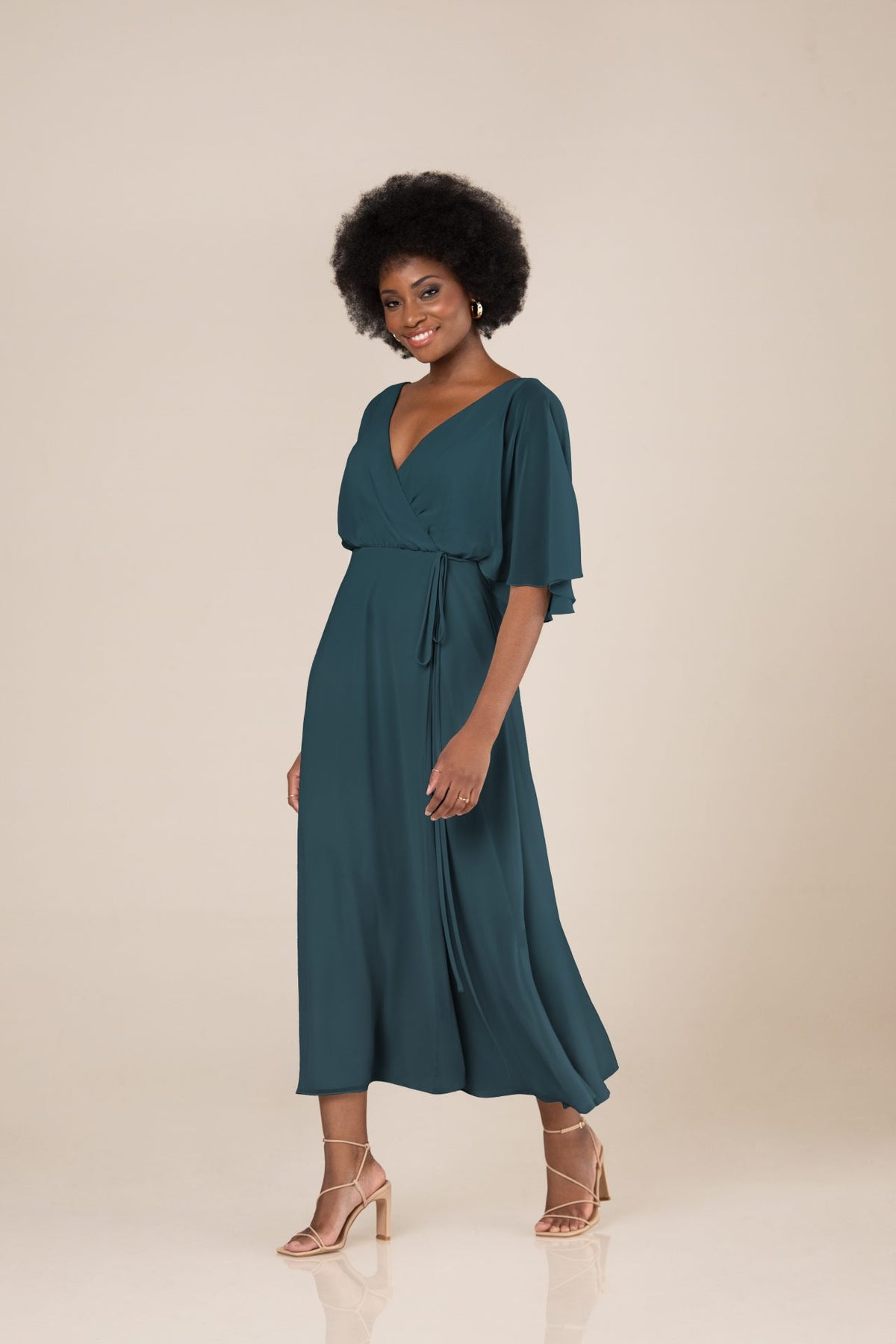 Chaya Tea Length - Chiffon - Honey Fawn Boutique