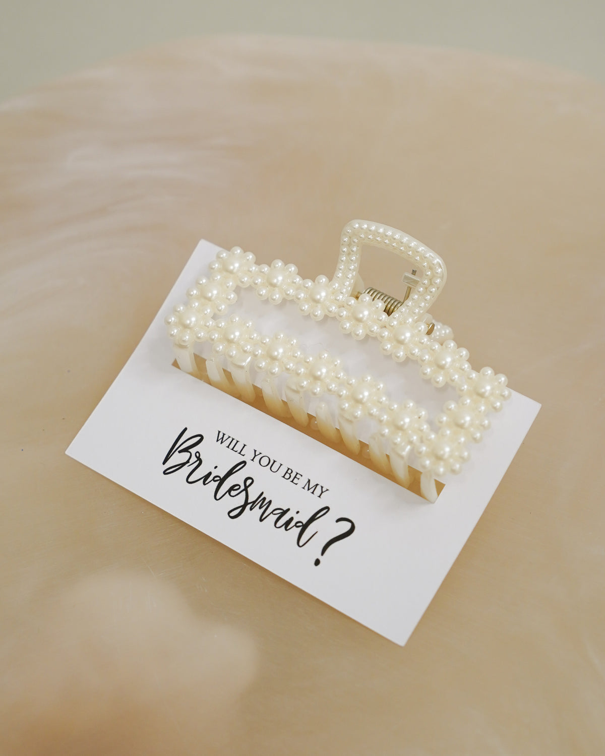 Bridesmaid Proposal Gift Claw Clip - Giftware - Honey Fawn Boutique