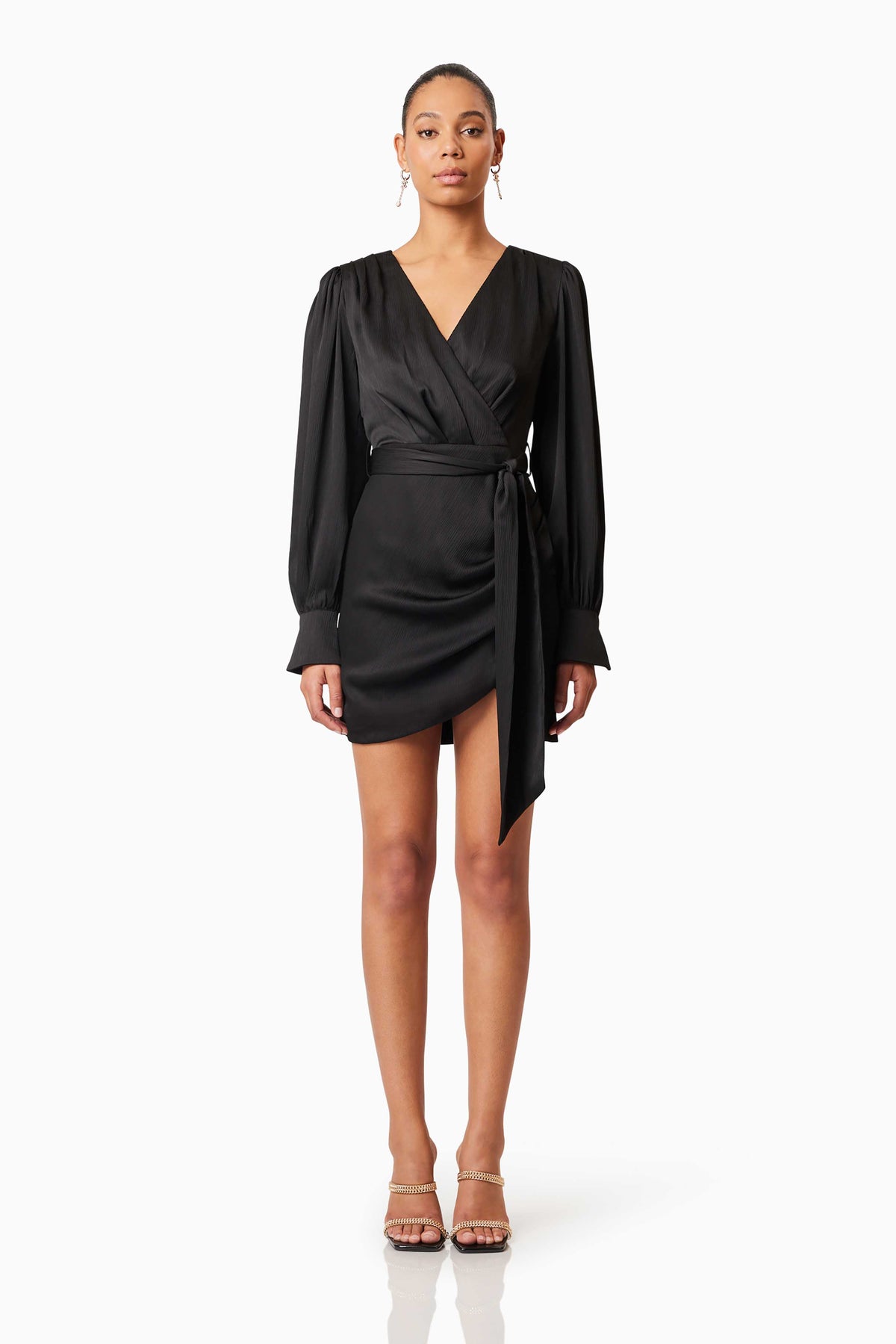 Myra Long Sleeve Dress Black