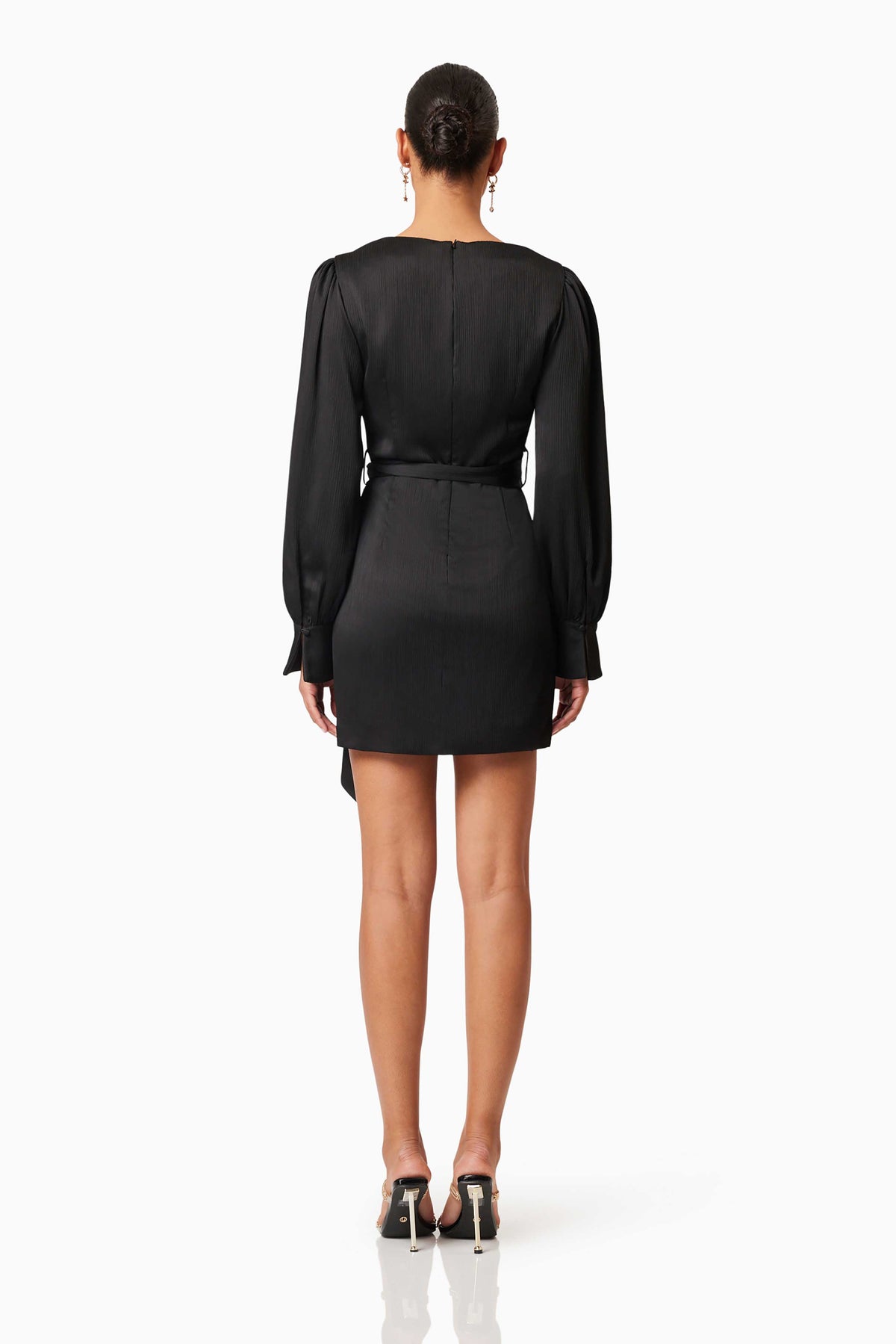 Myra Long Sleeve Dress Black