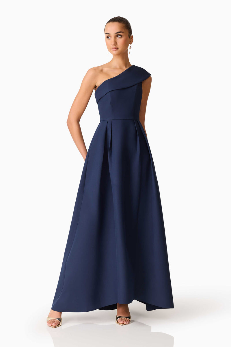 Saphine One-Shoulder Gown - Dress - Elliatt
