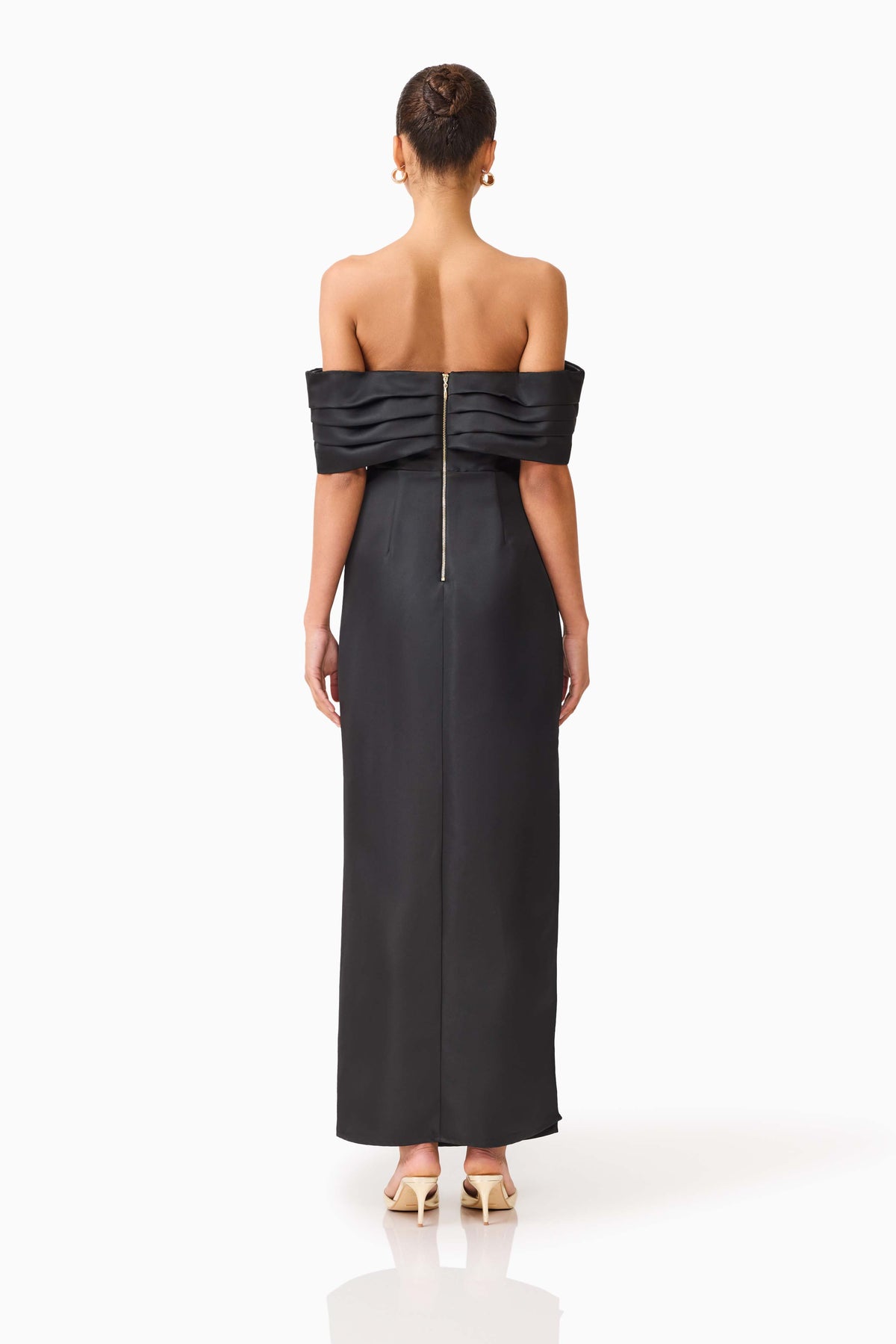 Manon Off The Shoulder Gown Black - Dress - Elliatt