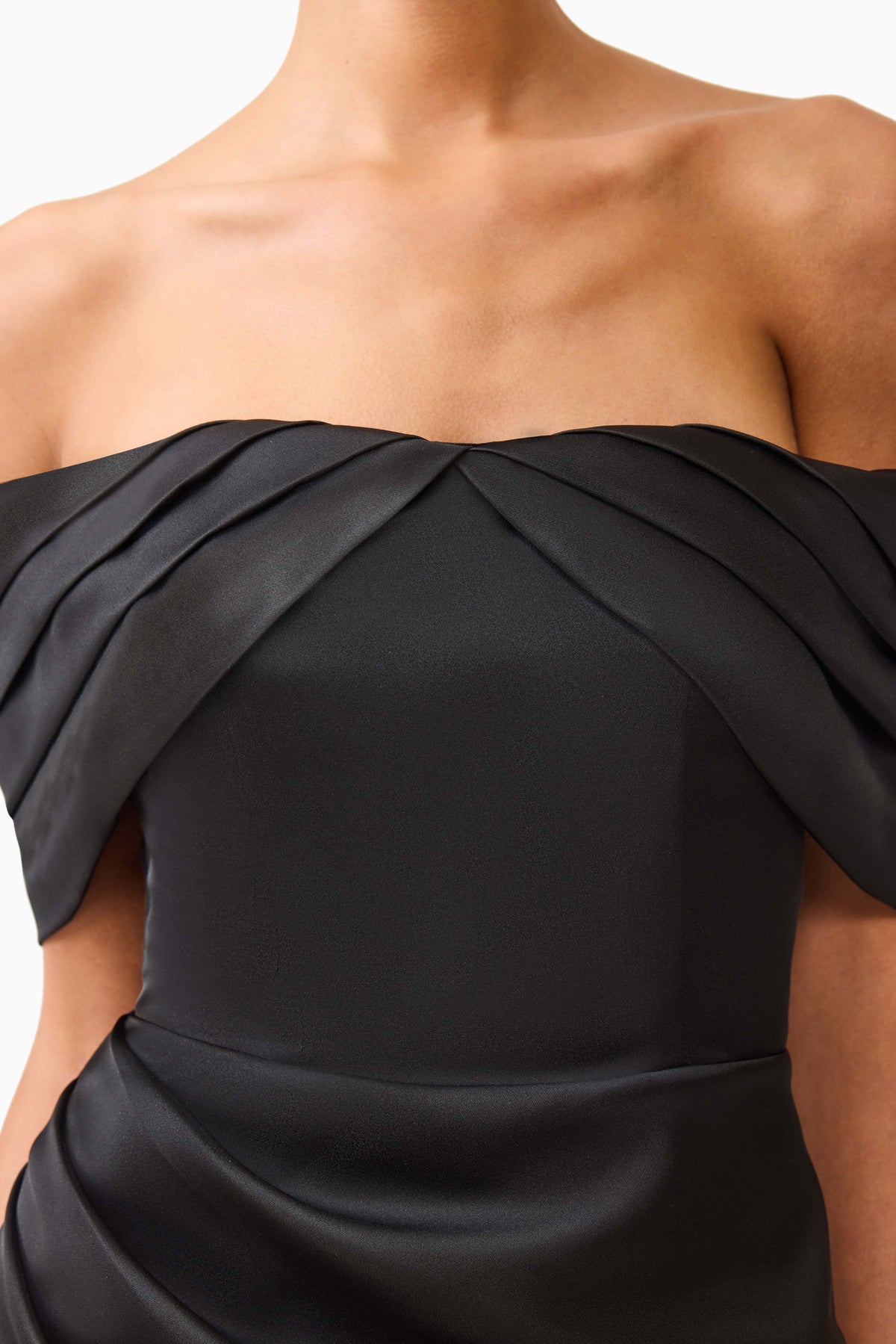 Manon Off The Shoulder Gown Black - Dress - Elliatt