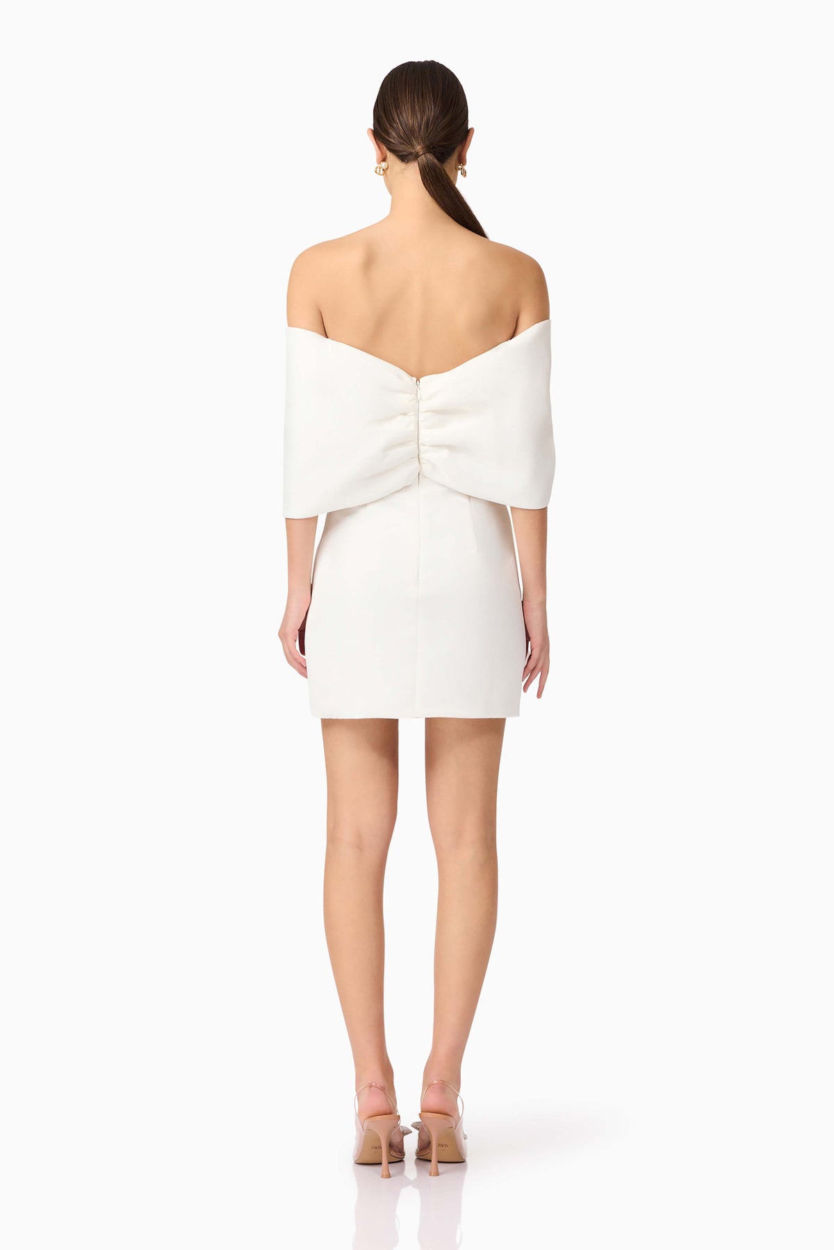 Dandelione Off the Shoulder Mini Dress Ivory - Dress - Elliatt