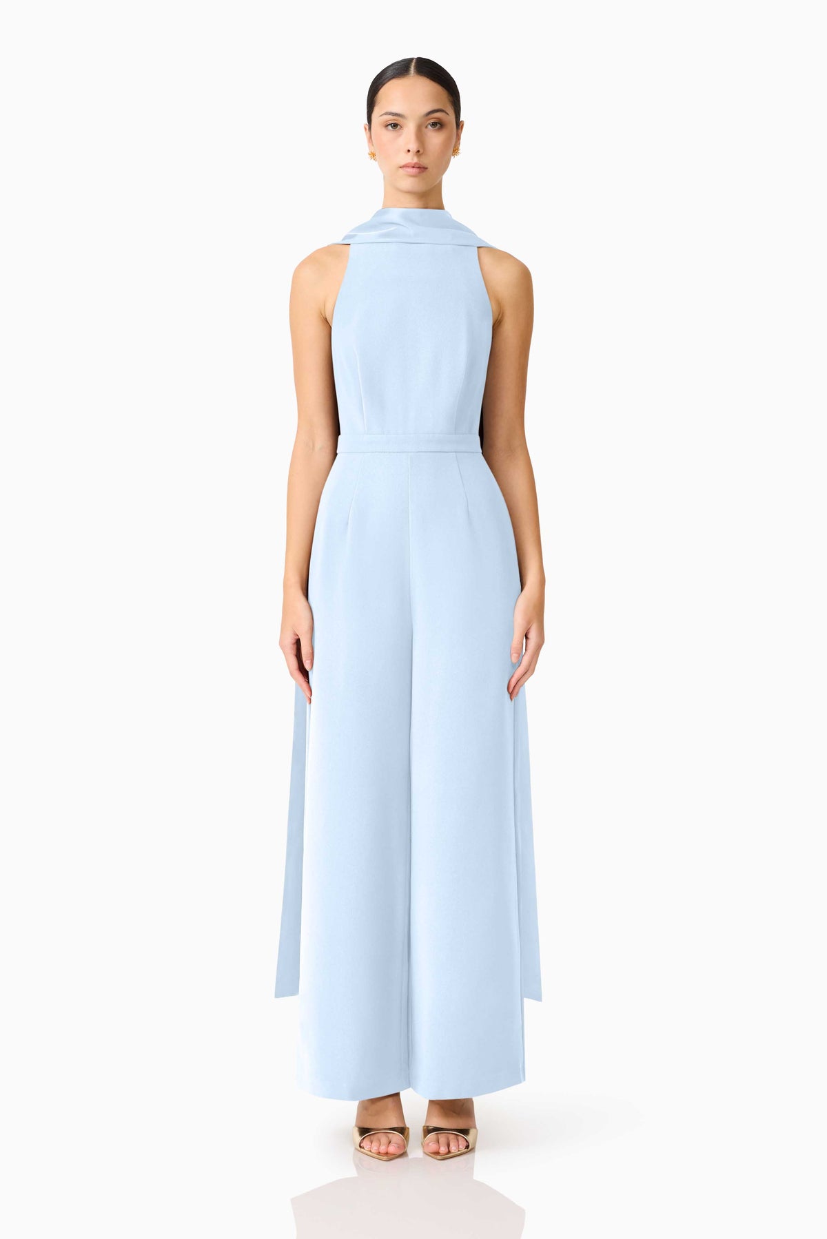 Anaya Wide Leg Jumpsuit Blue - Dress - Elliatt