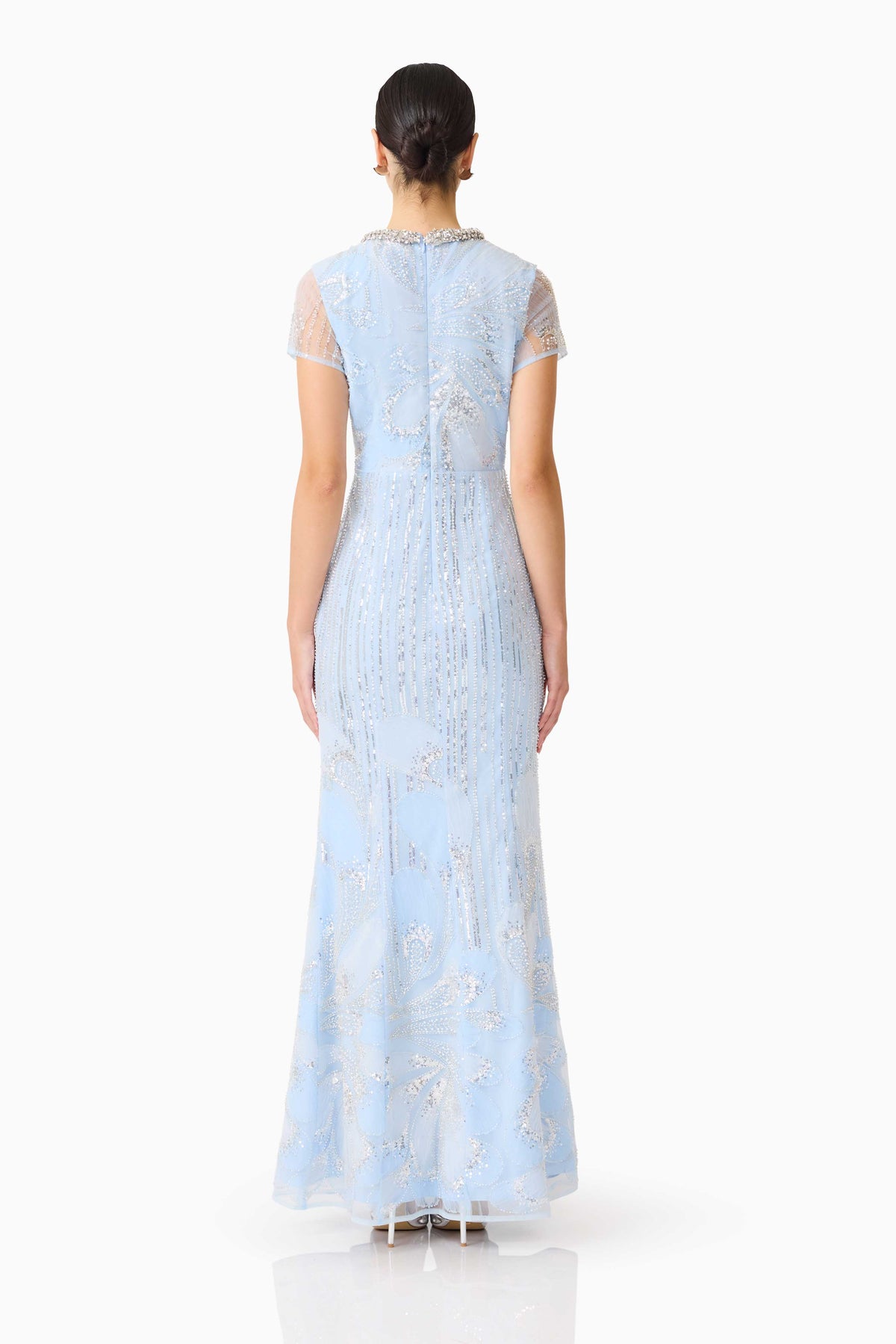 Anabelle Cap Sleeve Gown - Dress - Elliatt