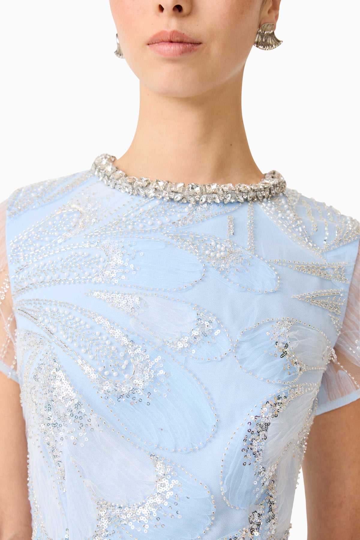 Anabelle Cap Sleeve Gown - Dress - Elliatt