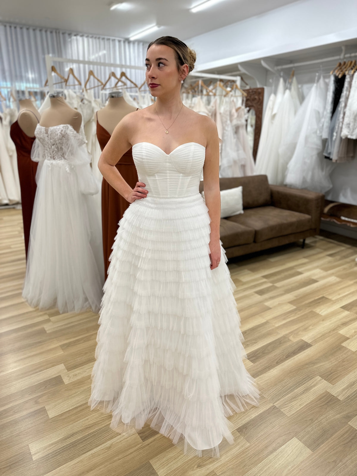 Serenity Sweetheart Strapless Ball Gown