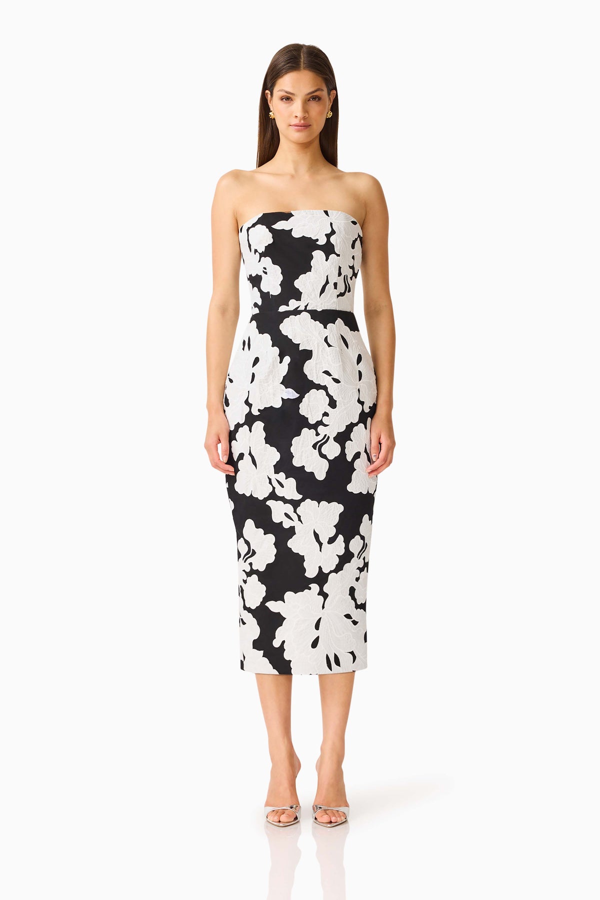 Bloomnoir Midi Column Dress