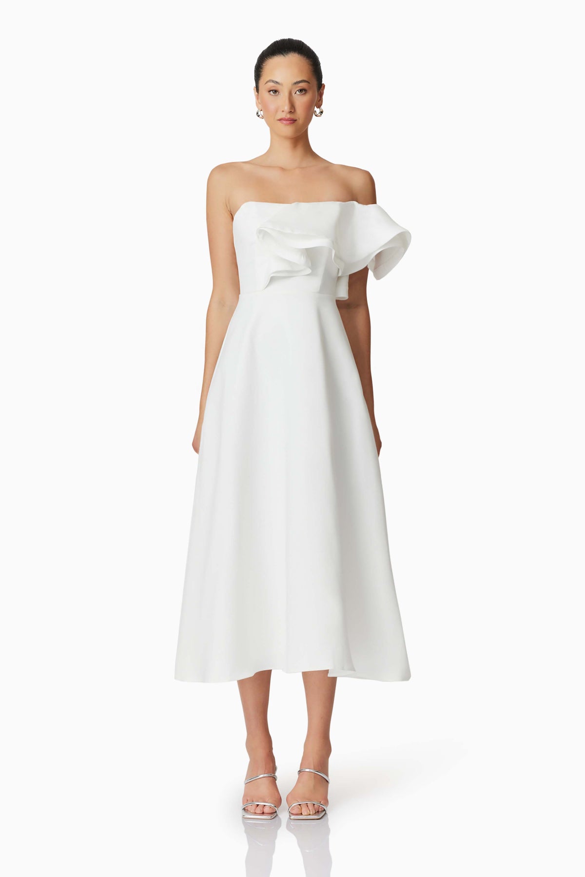 Celia Midi Dress Ivory