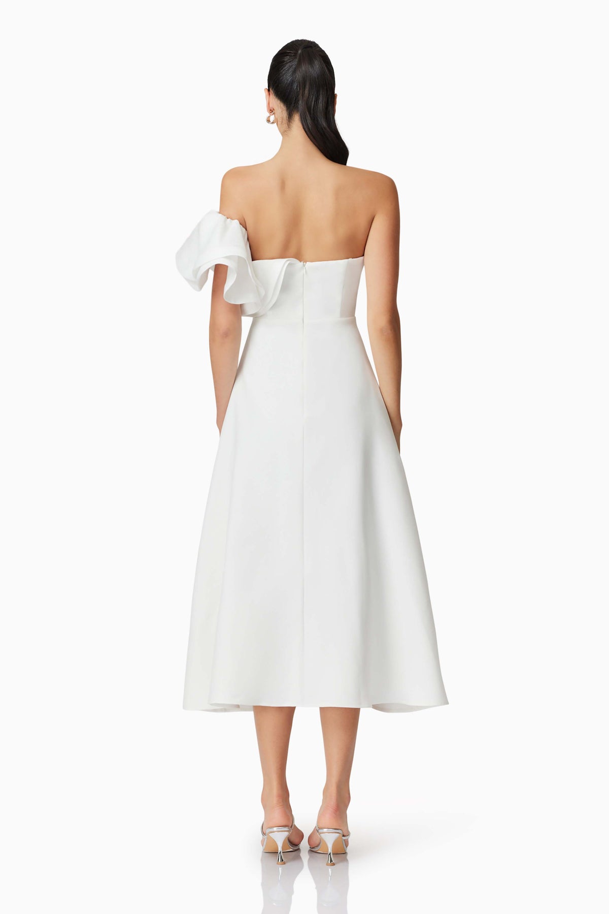 Celia Midi Dress Ivory