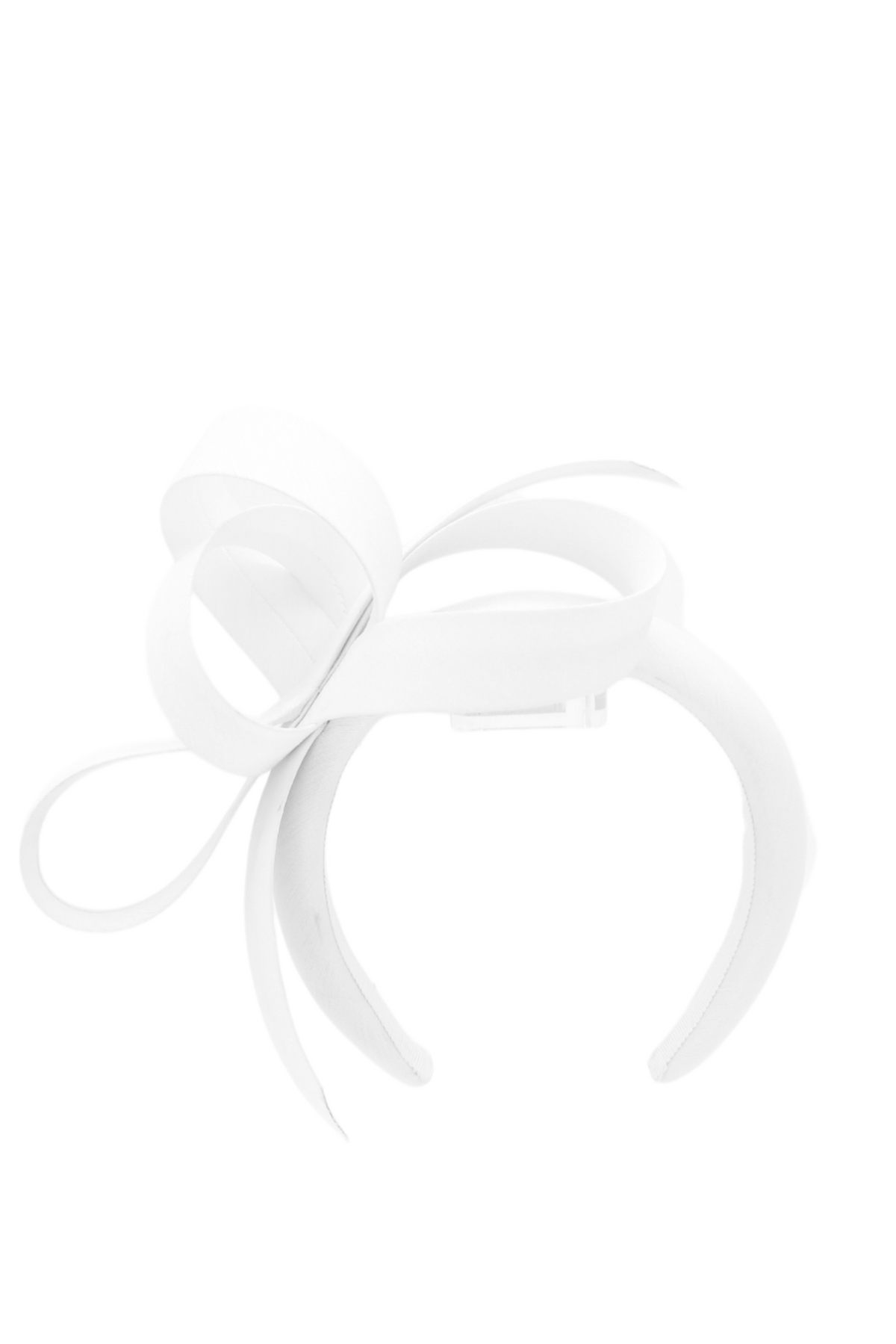 Mel Fascinator White - Accessory - Morgan and Taylor