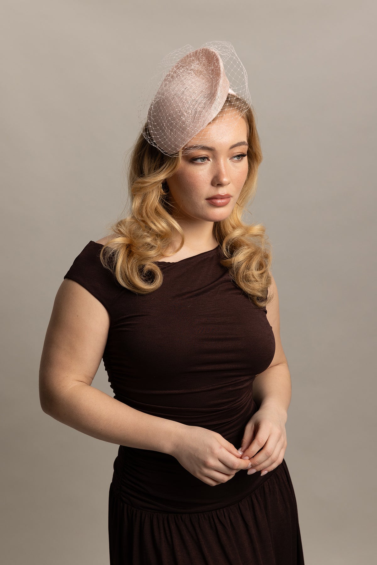 Willow Fascinator Pink