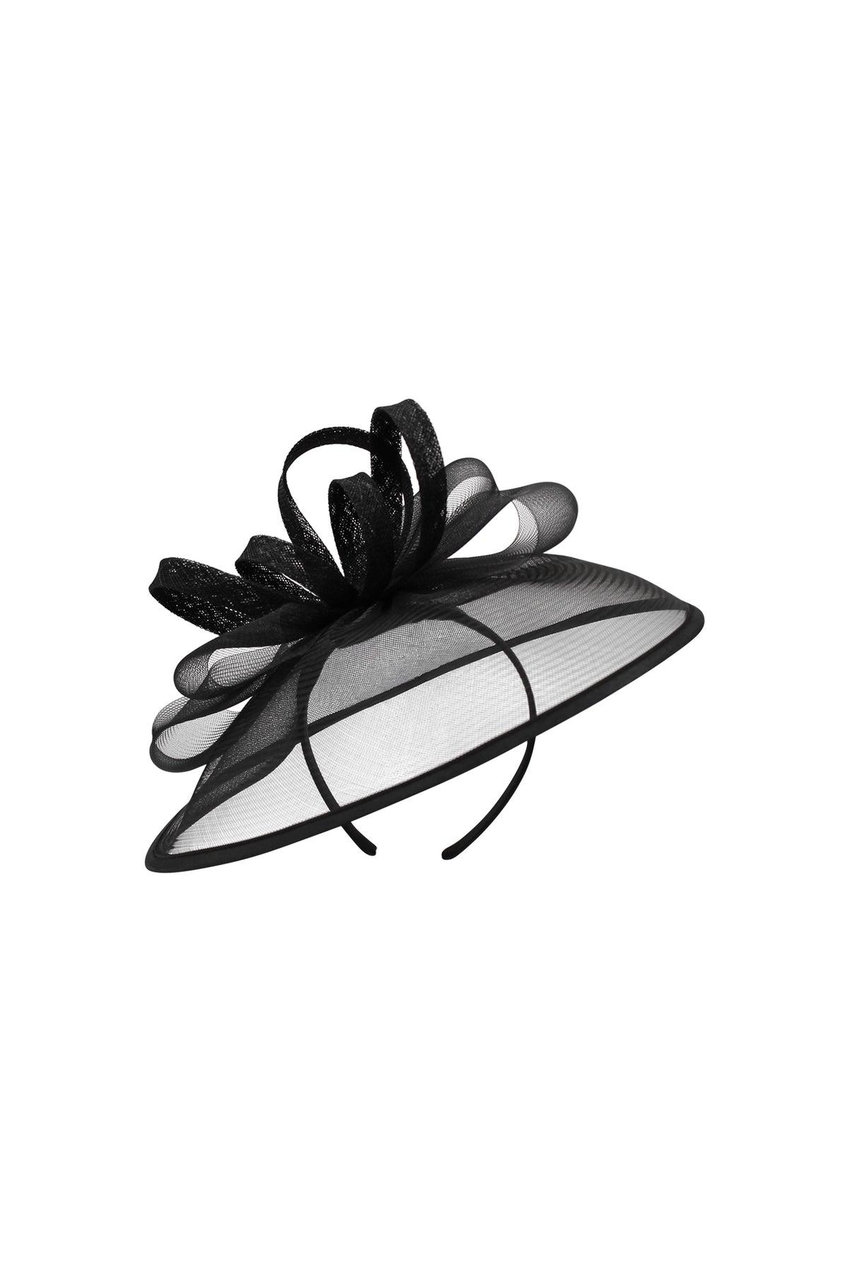Tessa Fascinator Black