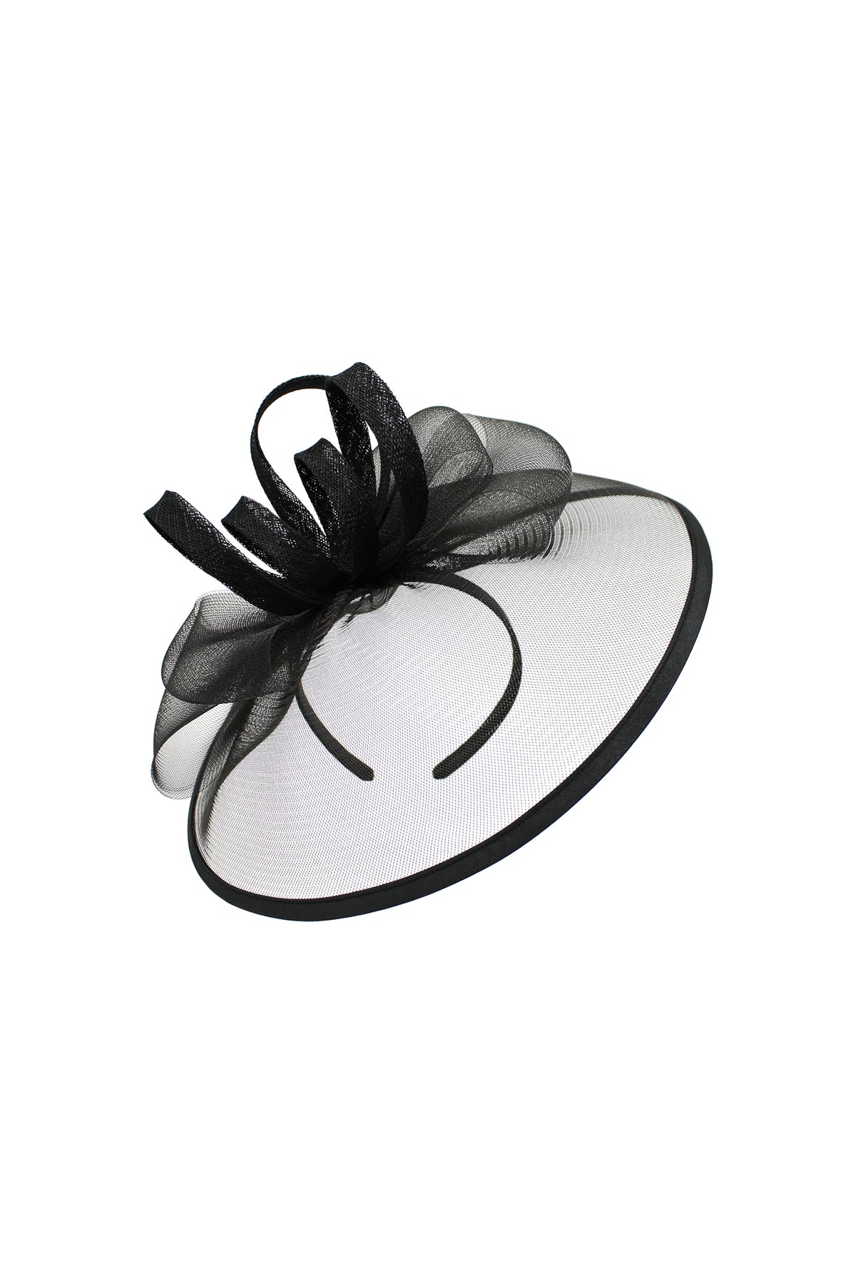 Tessa Fascinator Black