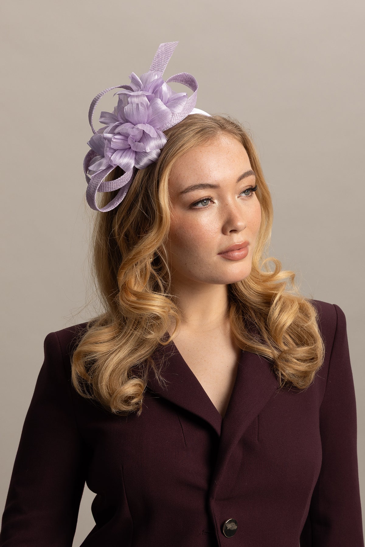 Wrenn Fascinator Lilac