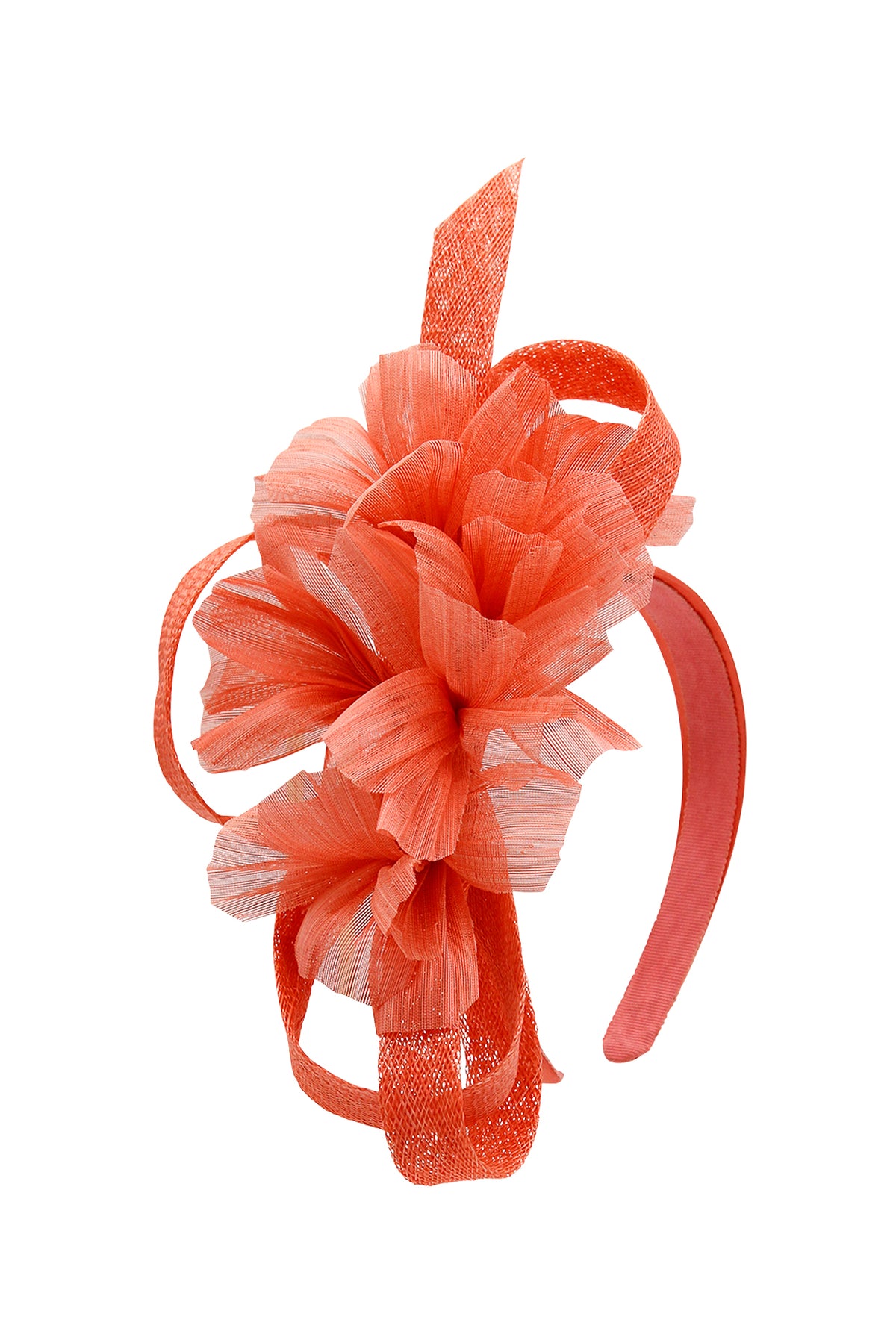 Wrenn Fascinator Orange